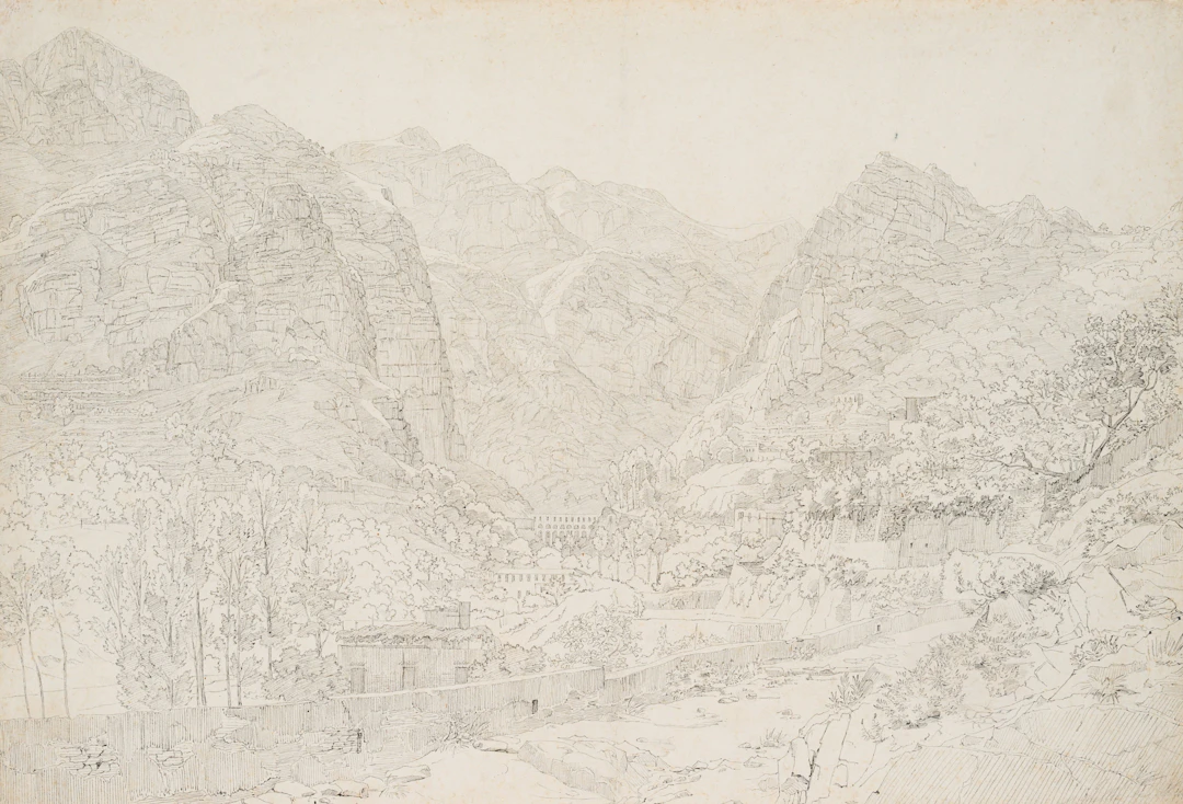 Carl Wilhelm Götzloff (1799 Dresden - 1866 Neapel), Das Mühlental