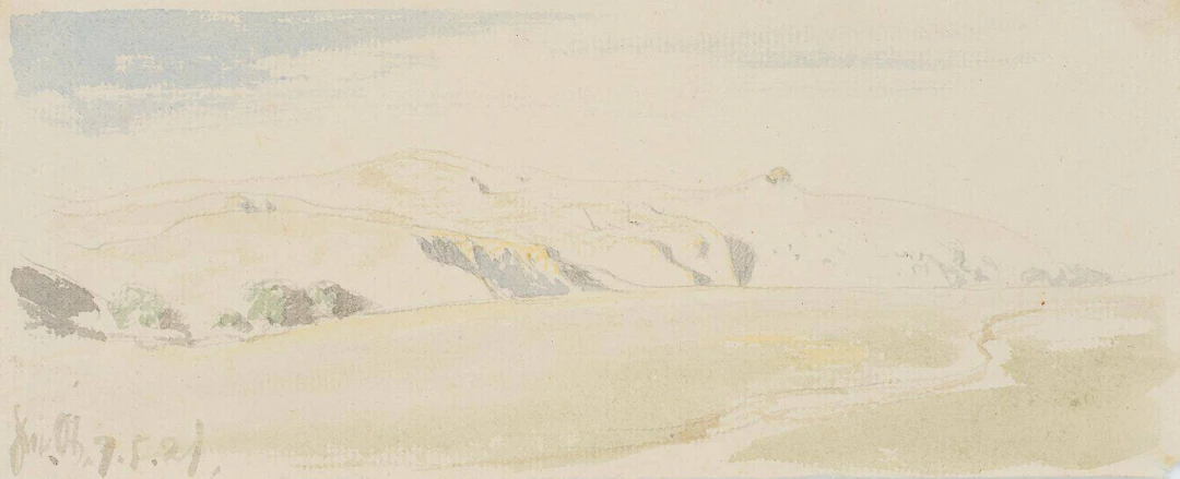 Wiese in Hügellandschaft | 17434