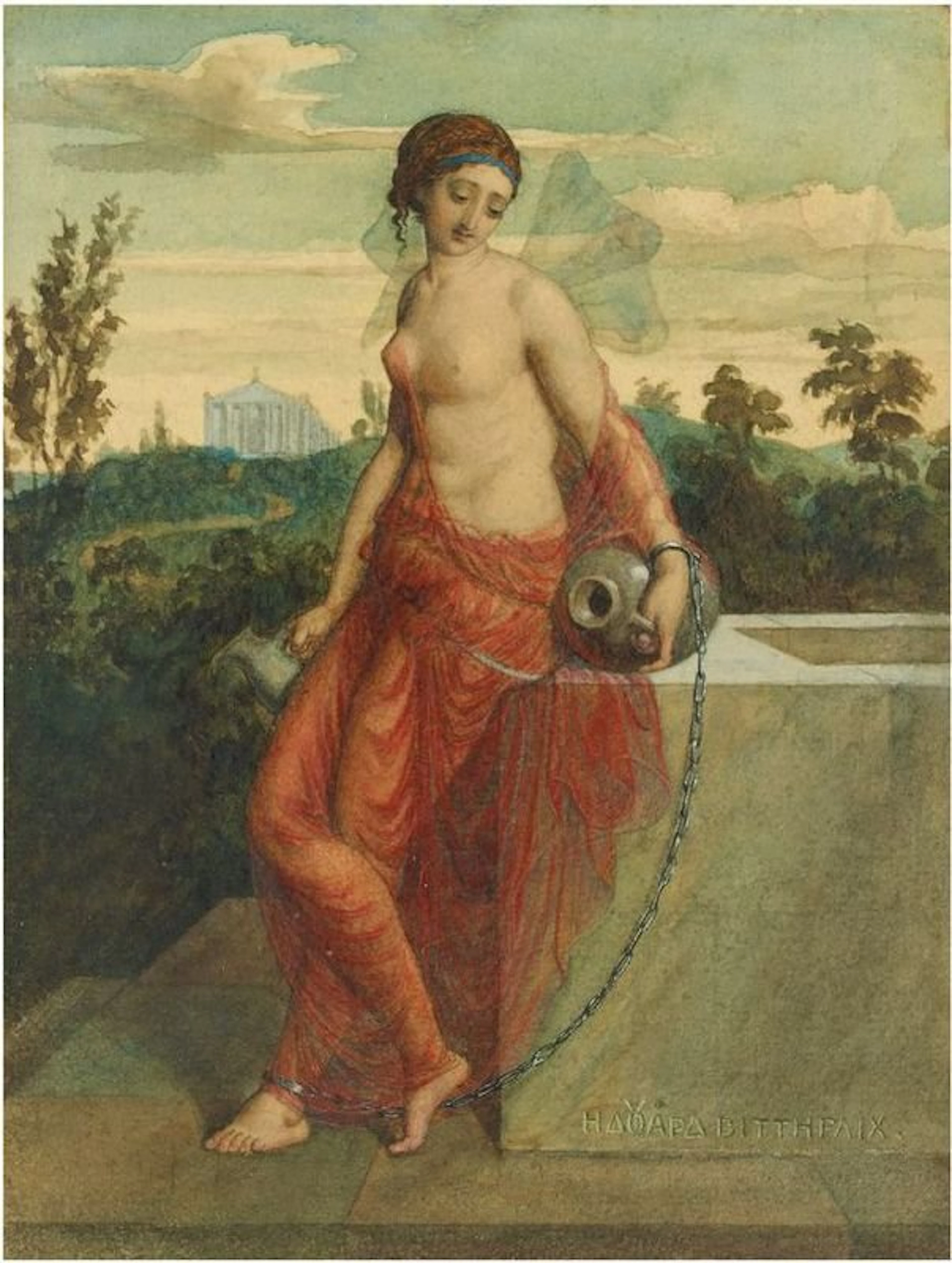 Eduard Bitterlich (1833 Stupnicka (Galizien) - 1872 Pfalzau), Psyche