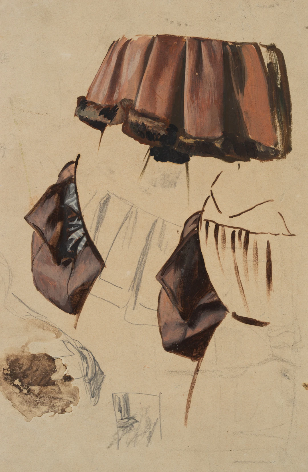 Eduard von Gebhardt (1838 St. Johannis - 1925 Düsseldorf), Gewandstudie
