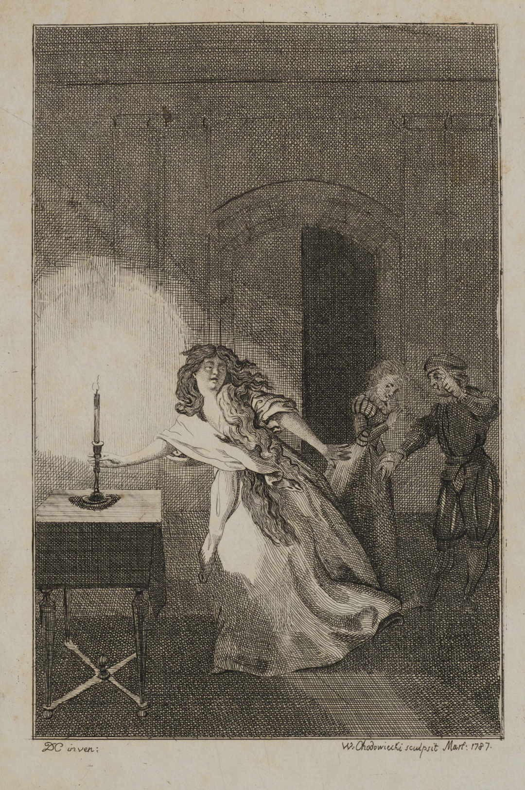 Lady Macbeth. Schlafwandelszene. Kopie des Sohnes | 17391