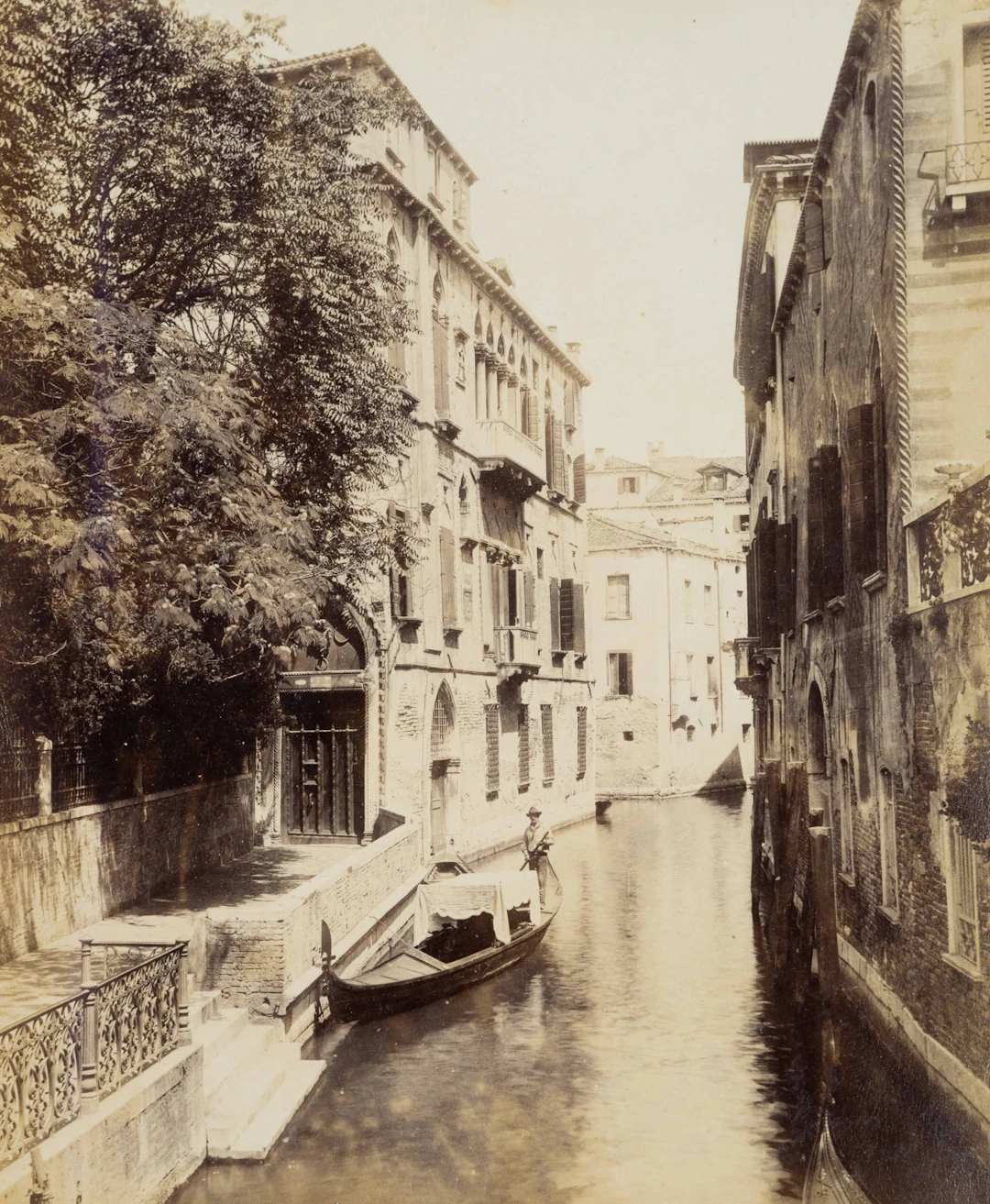 Kanal vor Palazzo, Venedig | 48369