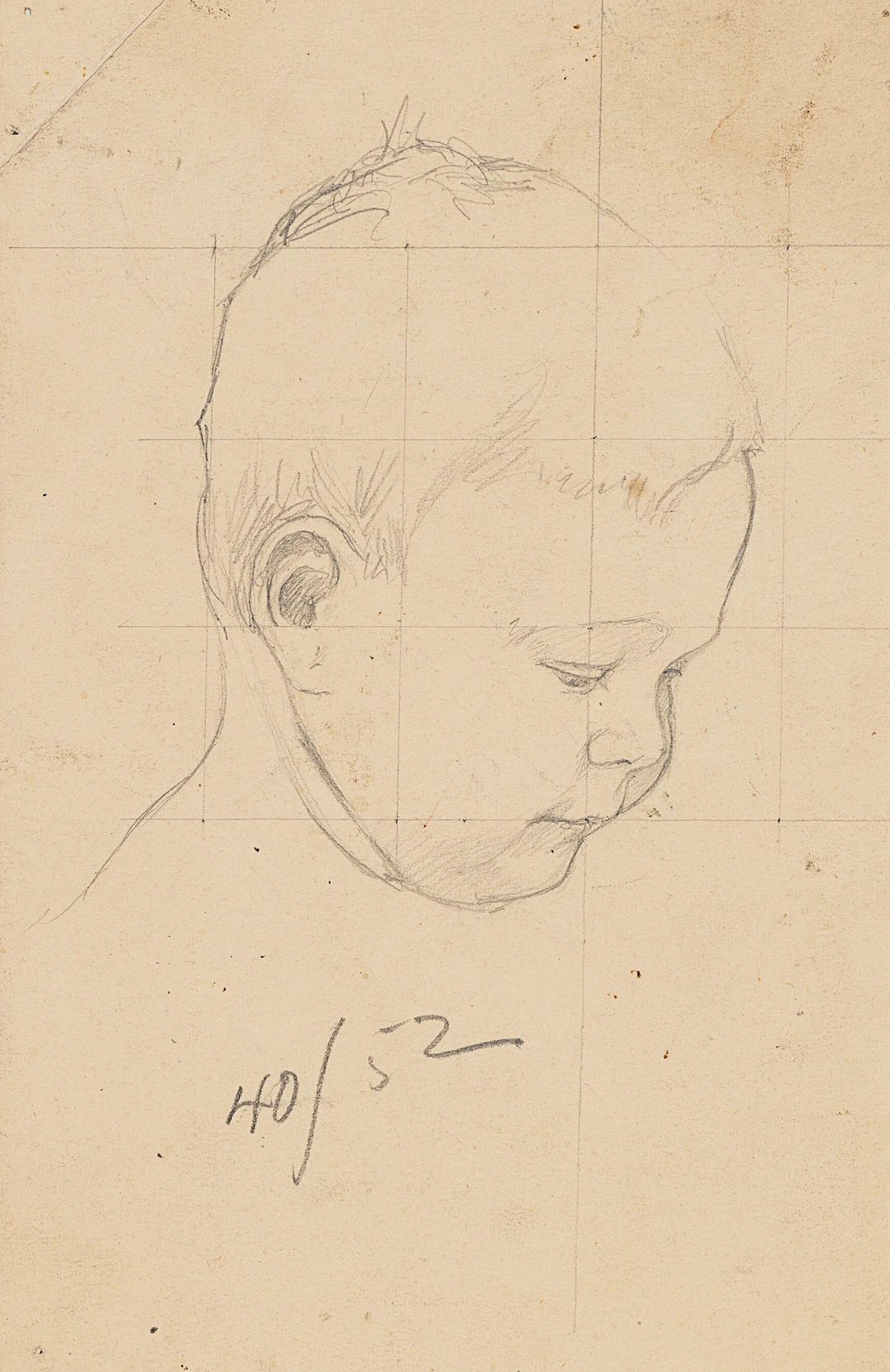 Kopfstudie eines Kleinkindes | 61934