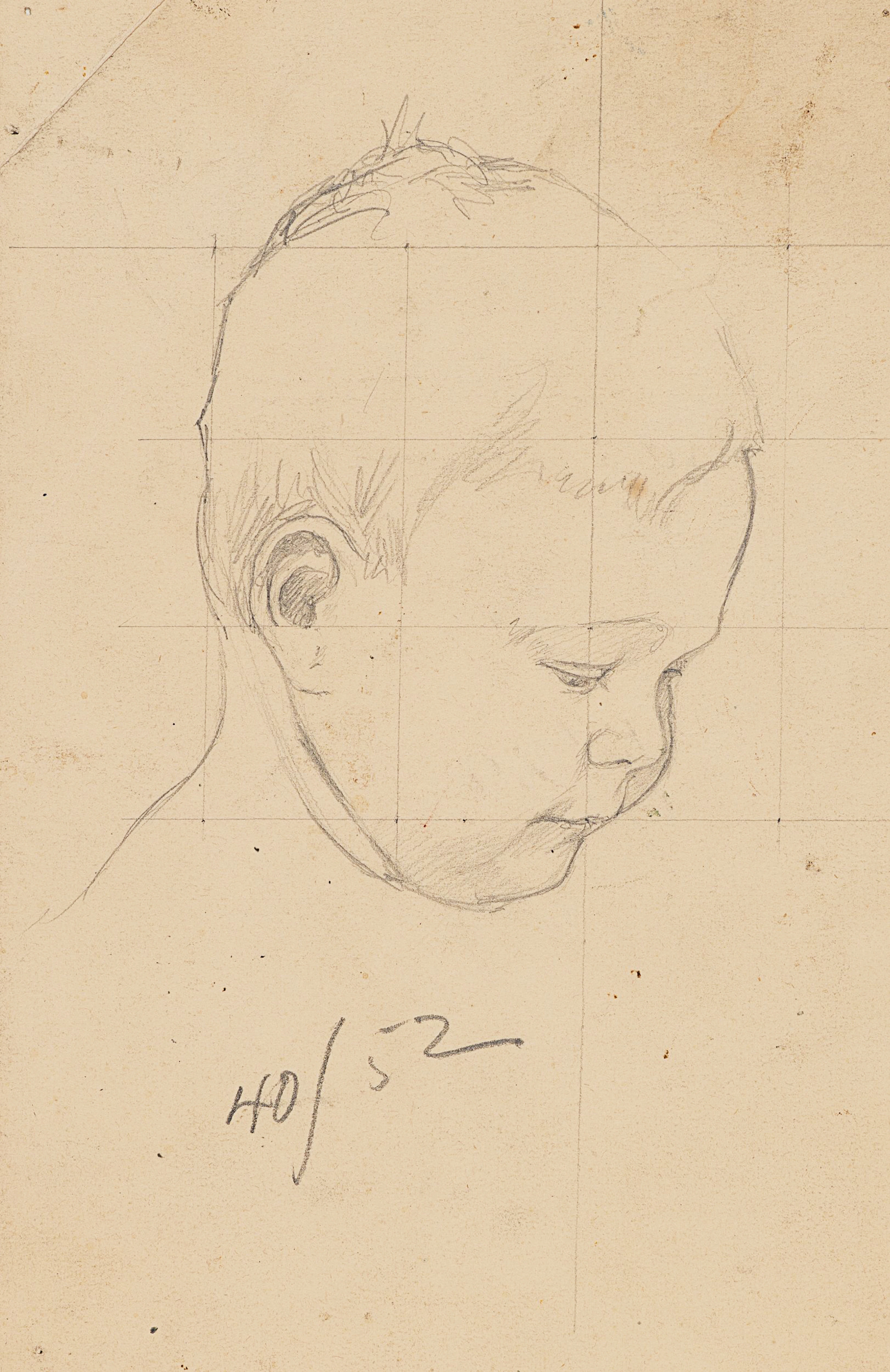 Kopfstudie eines Kleinkindes | 61934
