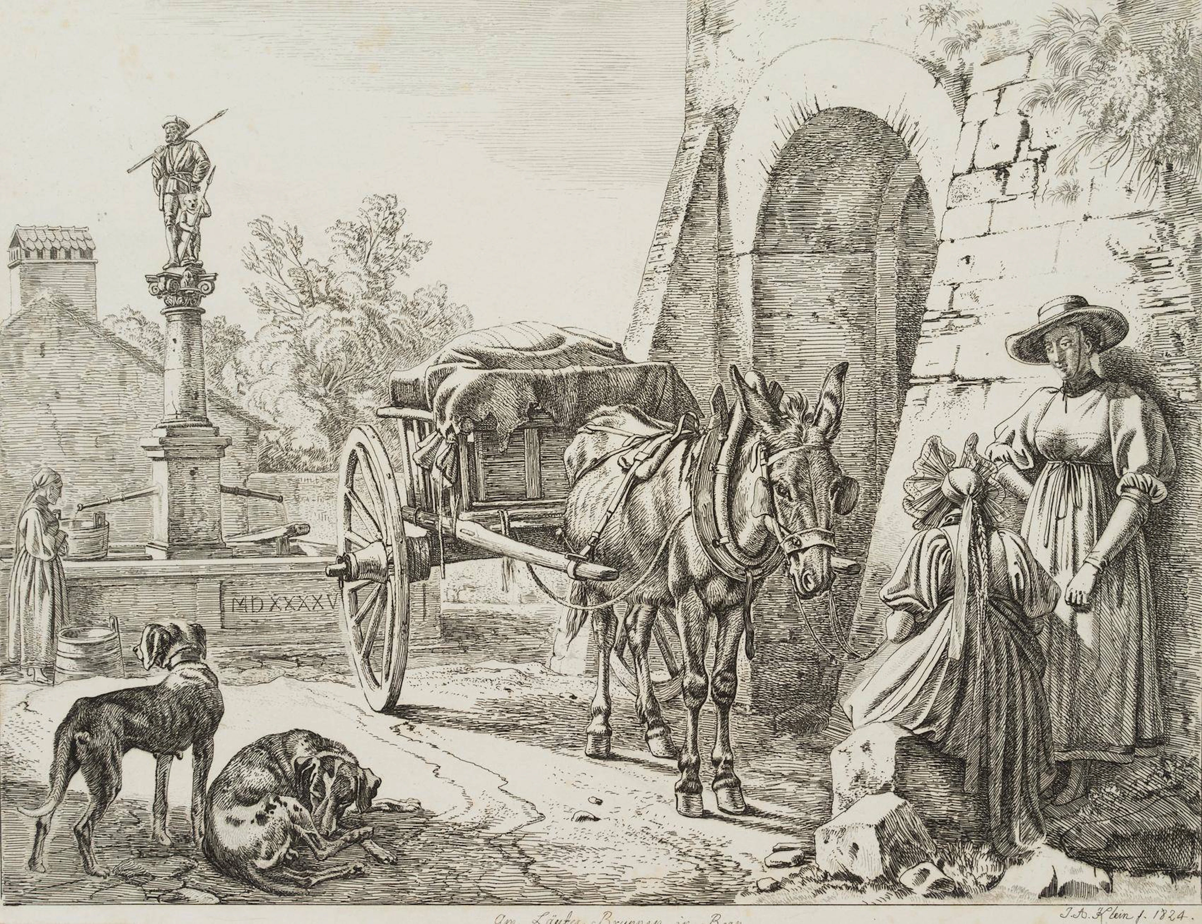 Am Läufer Brunnen in Bern | 17220