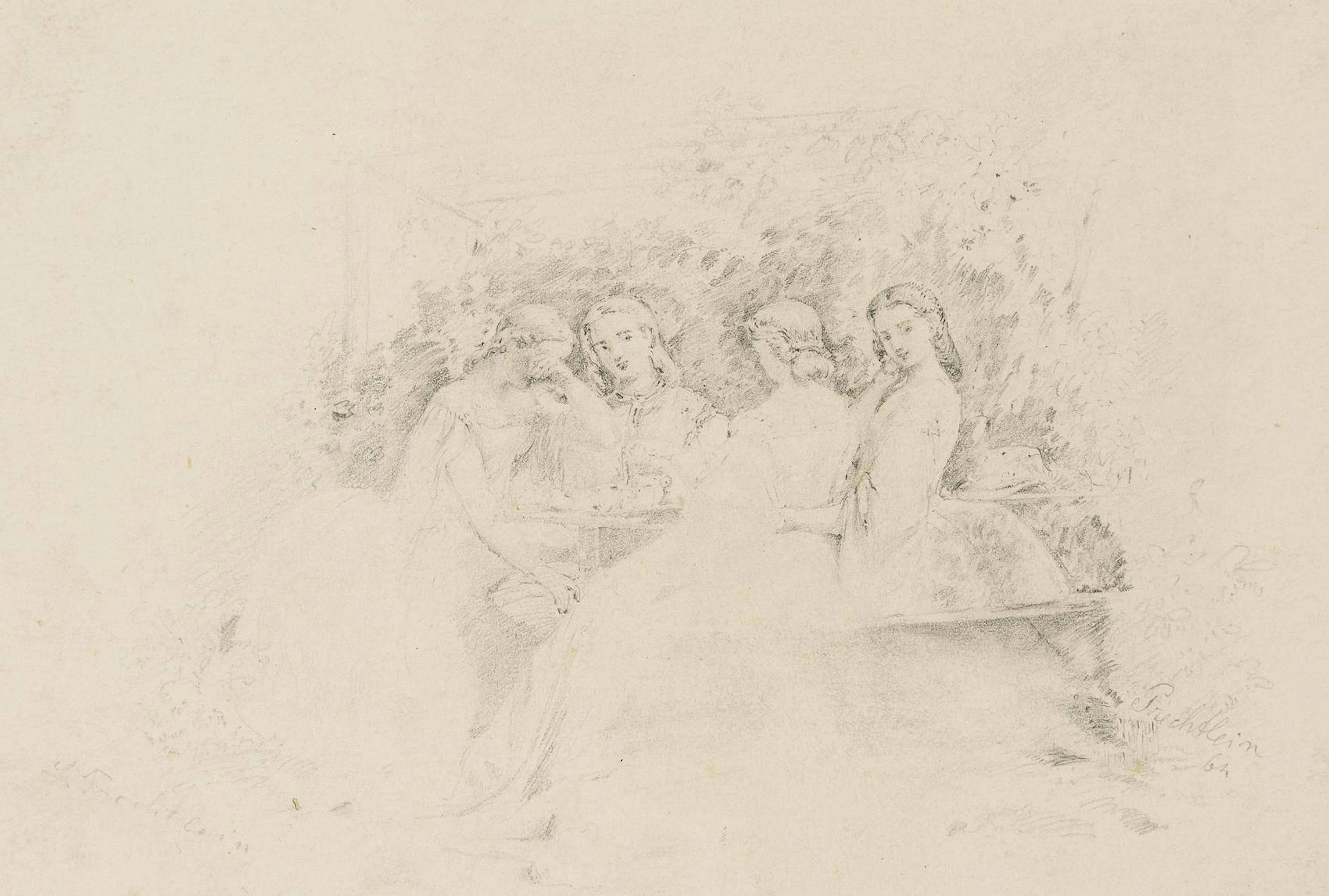Nachmittagstee in einer Gartenlaube | 15865