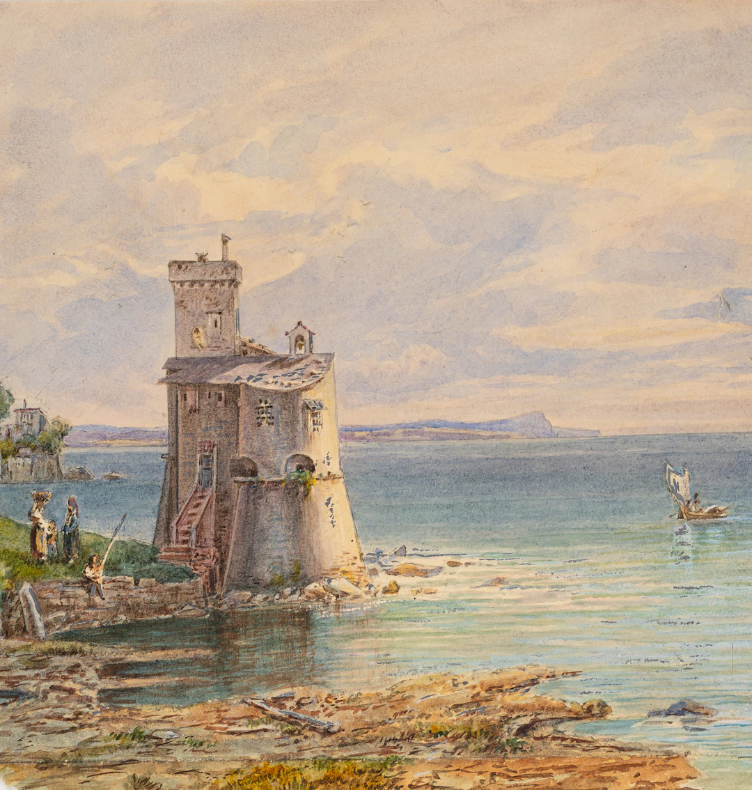Georg Wiesend (1807 Kufstein - 1881 Berchtesgaden), Die Hafenburg