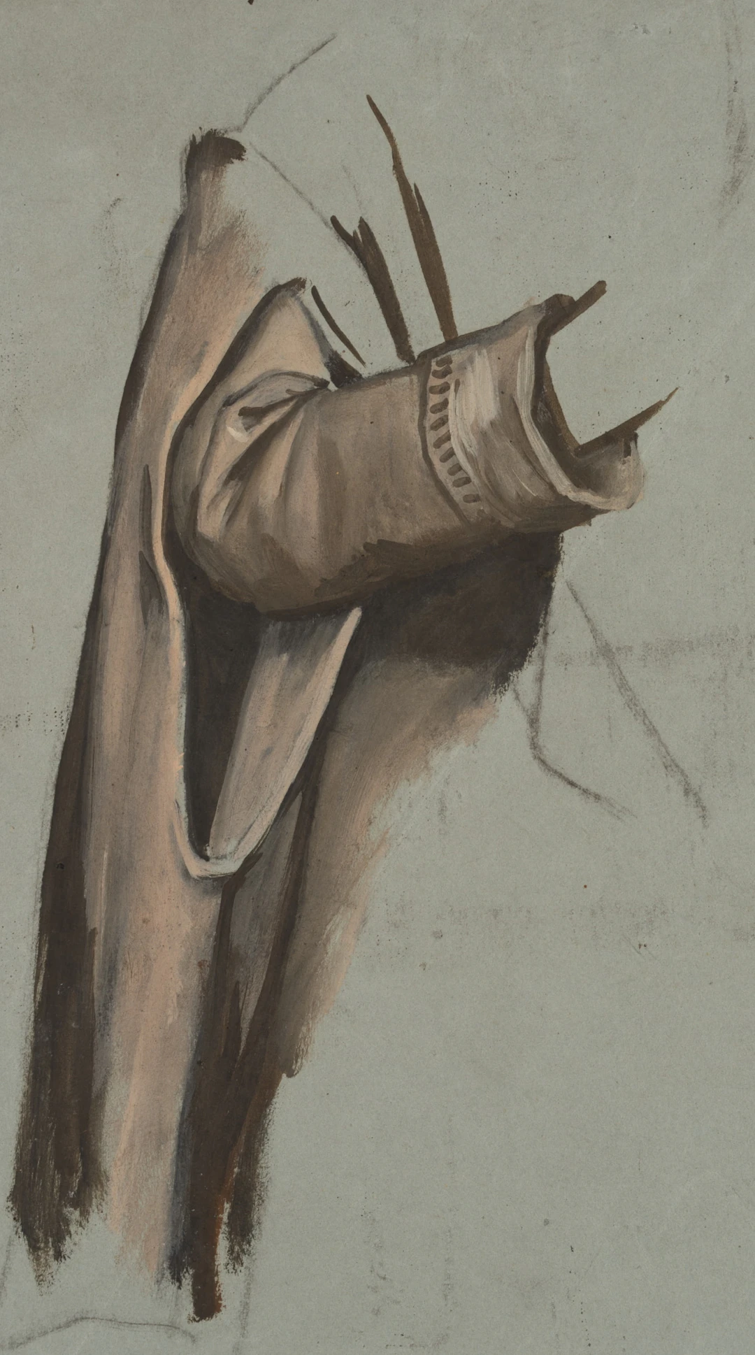 Eduard von Gebhardt (1838 St. Johannis - 1925 Düsseldorf), Gewandstudie