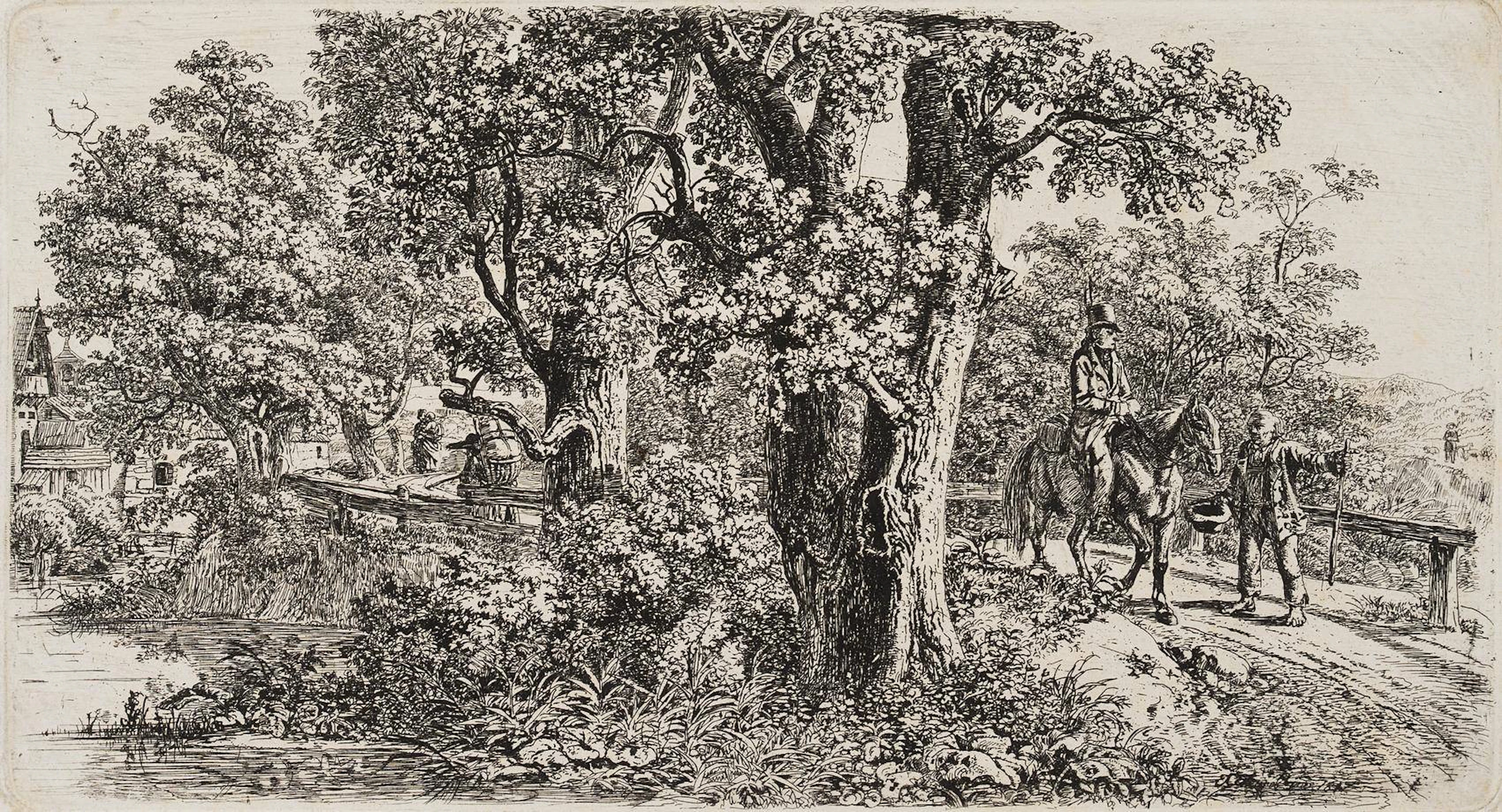 Der nach dem Wege fragende Reiter | 17171
