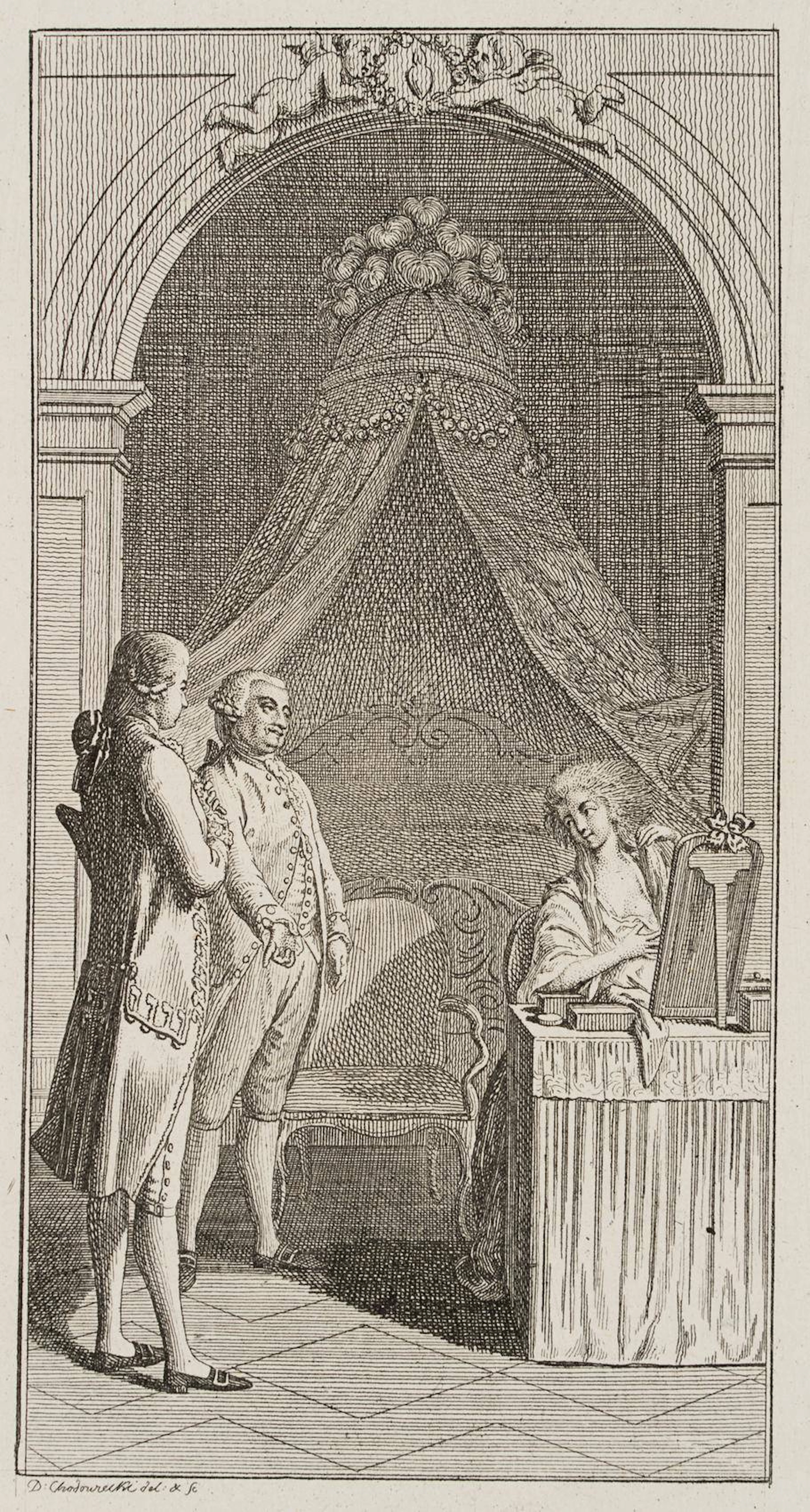 Der Marquis stellt seine Frau vor