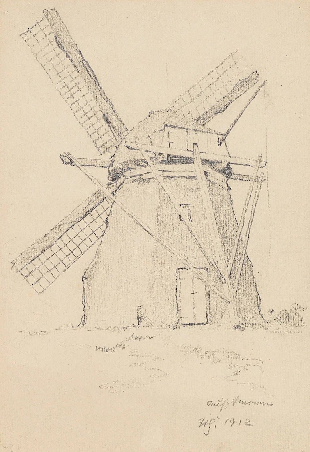 Studie einer Mühle auf Amrum | 61993