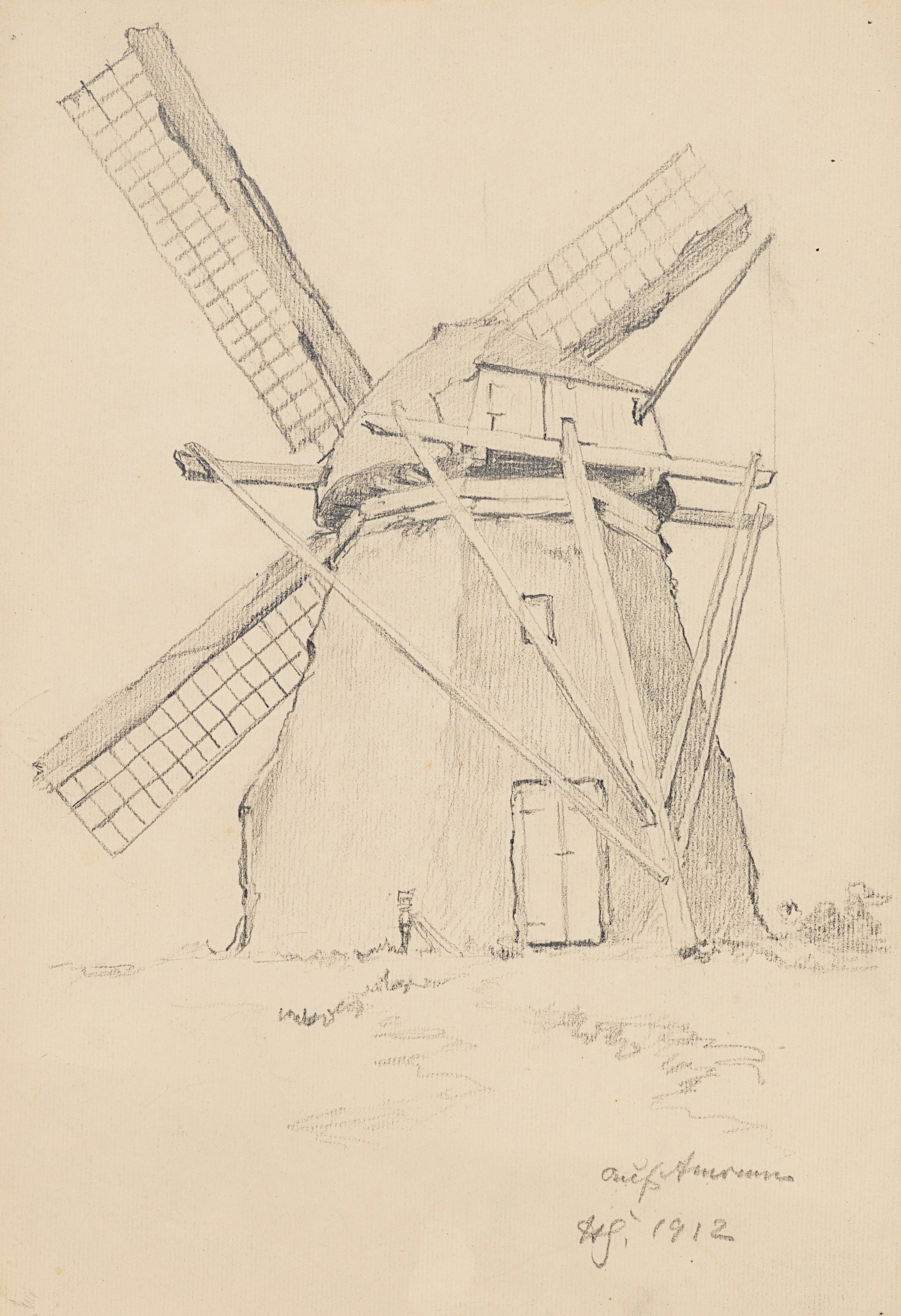 Studie einer Mühle auf Amrum | 61993