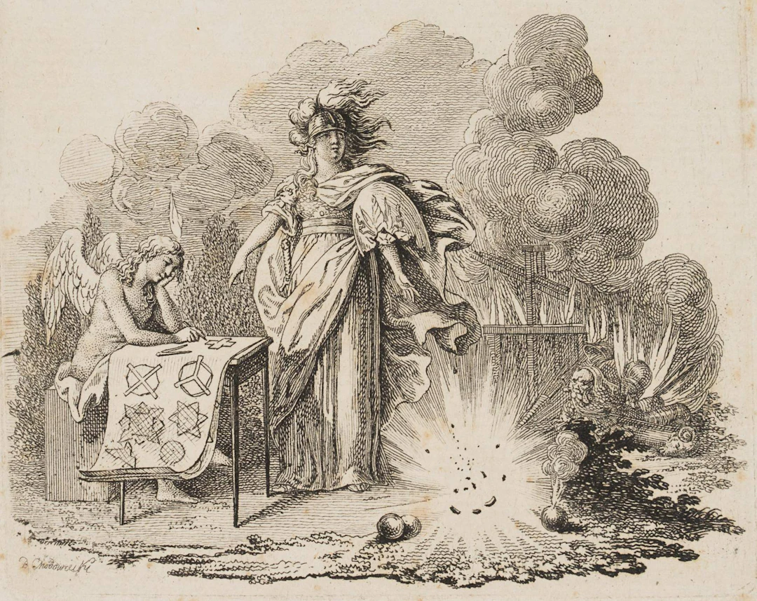 Bellona unterrichtet den Genius des Krieges | 13761