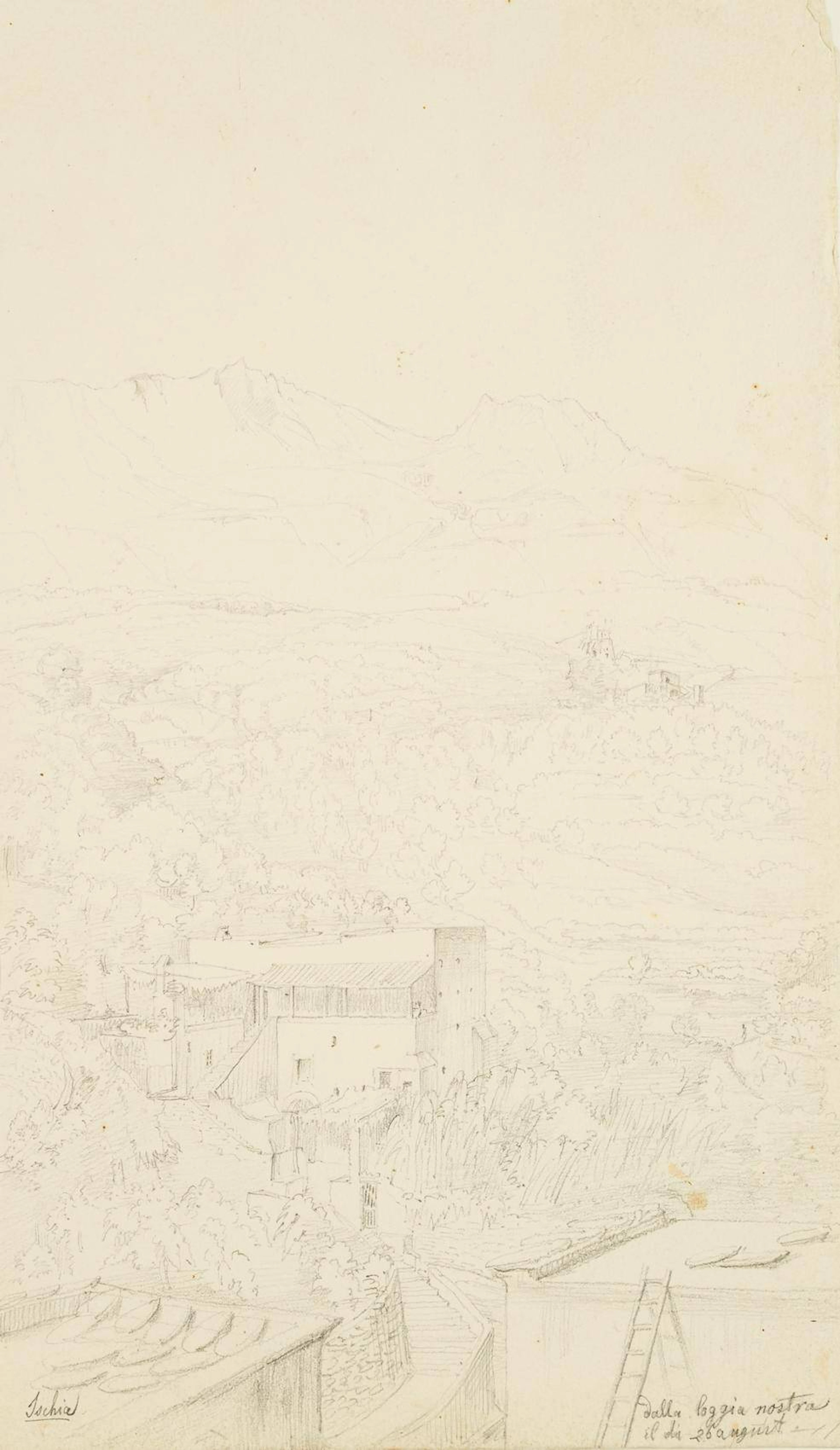 Blick auf Ischia von der Loggia des Künstlers aus | 14838