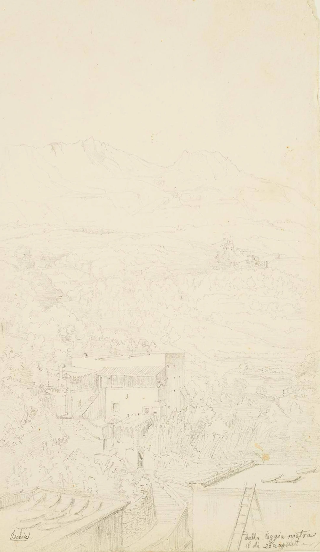Blick auf Ischia von der Loggia des Künstlers aus | 14838