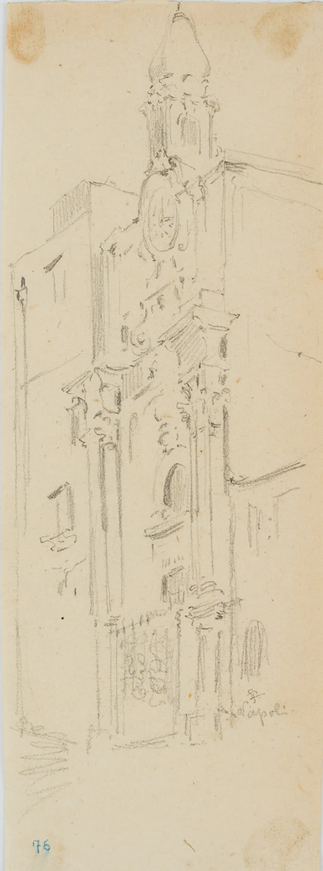 Leo Primavesi (1871 Köln - nach 1937 ), Barocke Kirchenfassade in