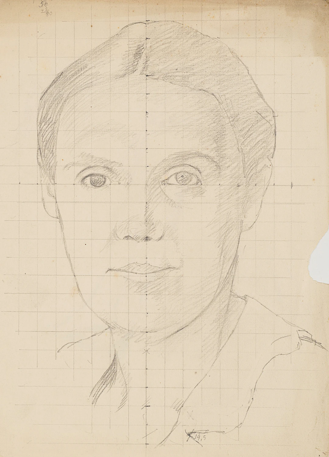 Weibliches Porträt, Studie | 61924