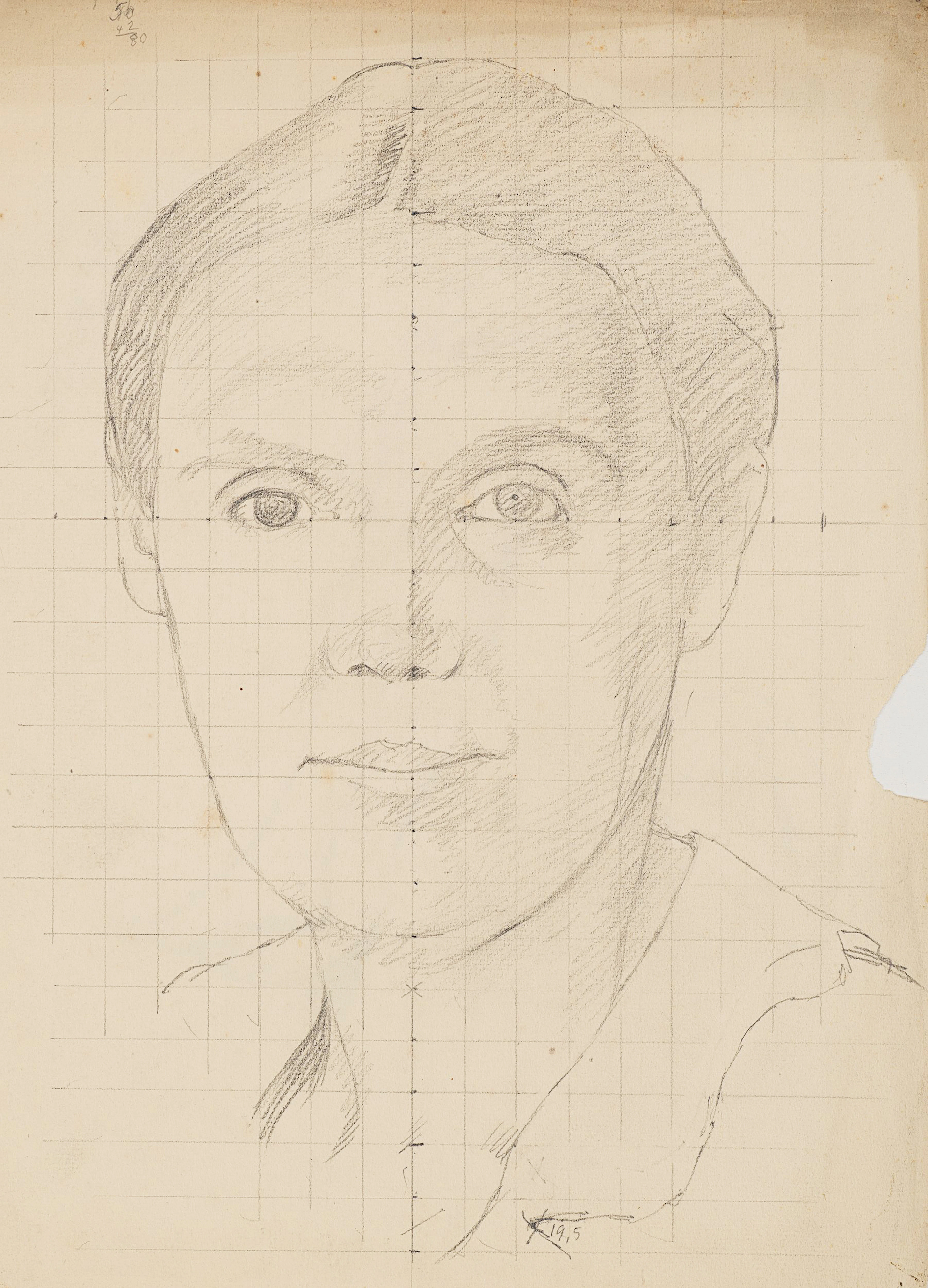 Weibliches Porträt, Studie | 61924