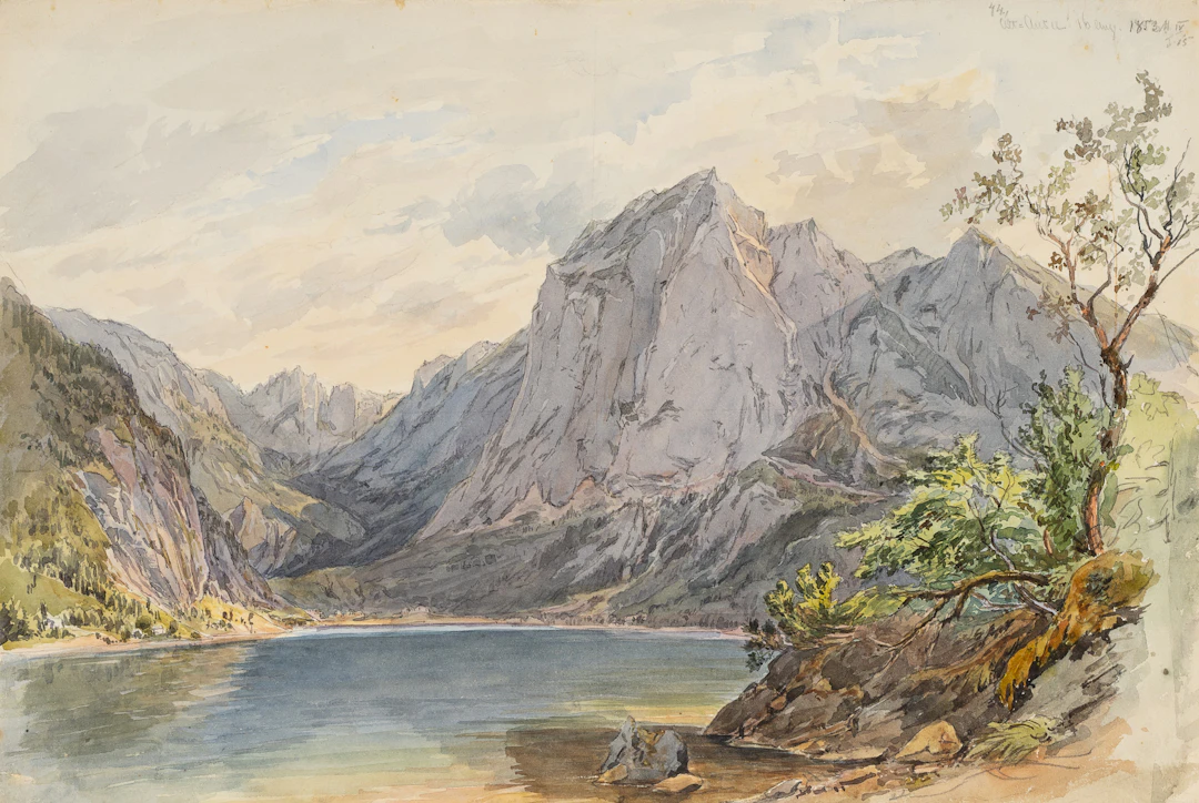 Georg Wiesend (1807 Kufstein - 1881 Berchtesgaden), Altausseer See