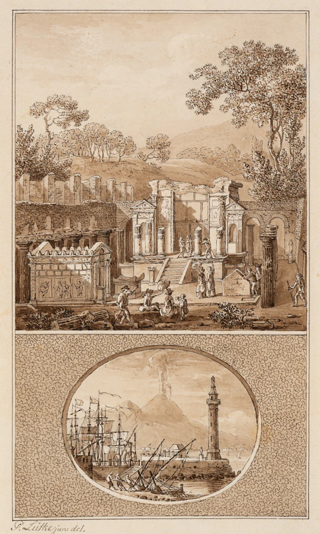 Peter Ludwig Lütke (1759 Berlin - 1831 ebd.), Vorzeichnung zu Karl