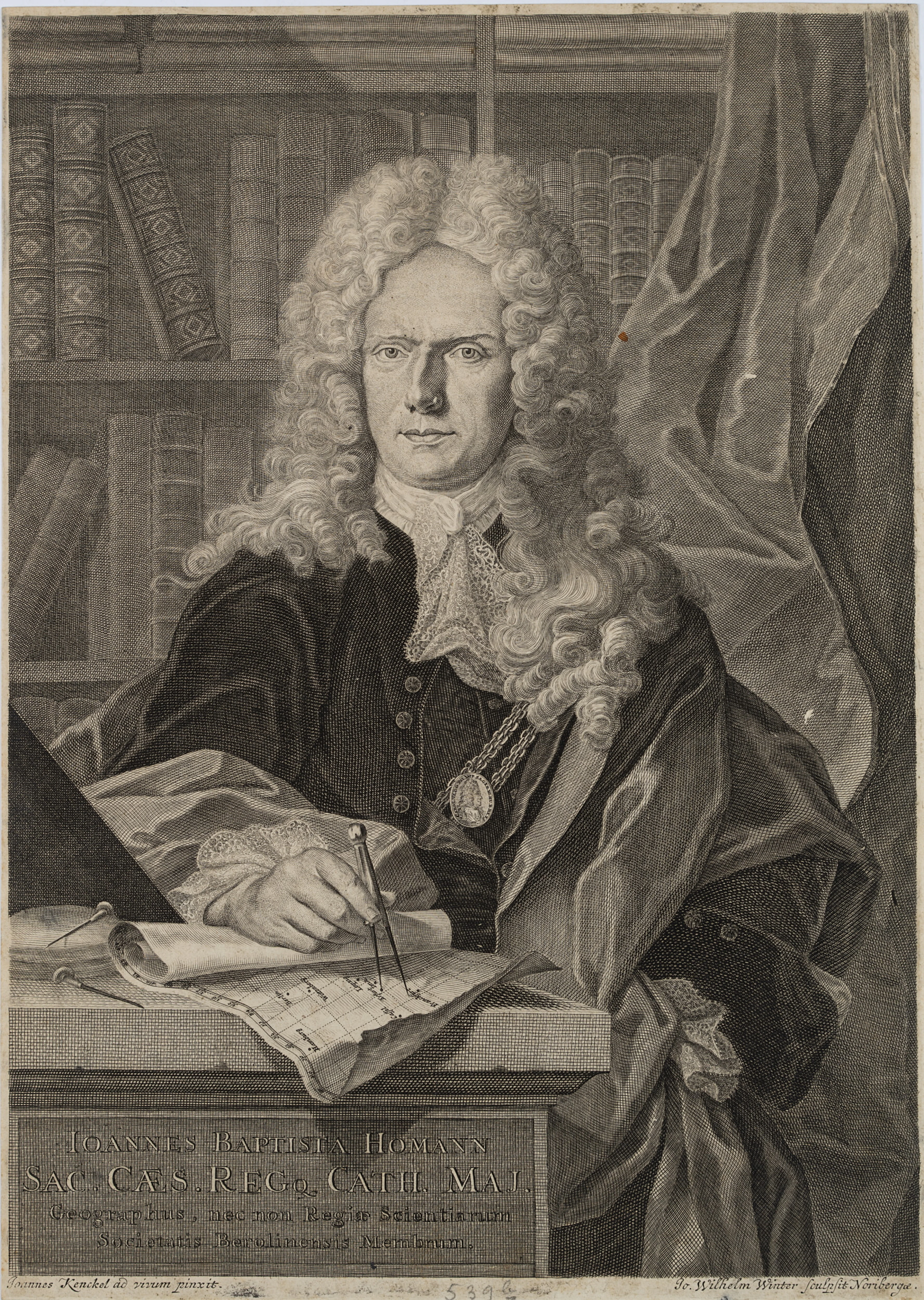Johann Wilhelm Winter (1696 - 1765 ) nach Johann Kenckel (1688 Augsburg