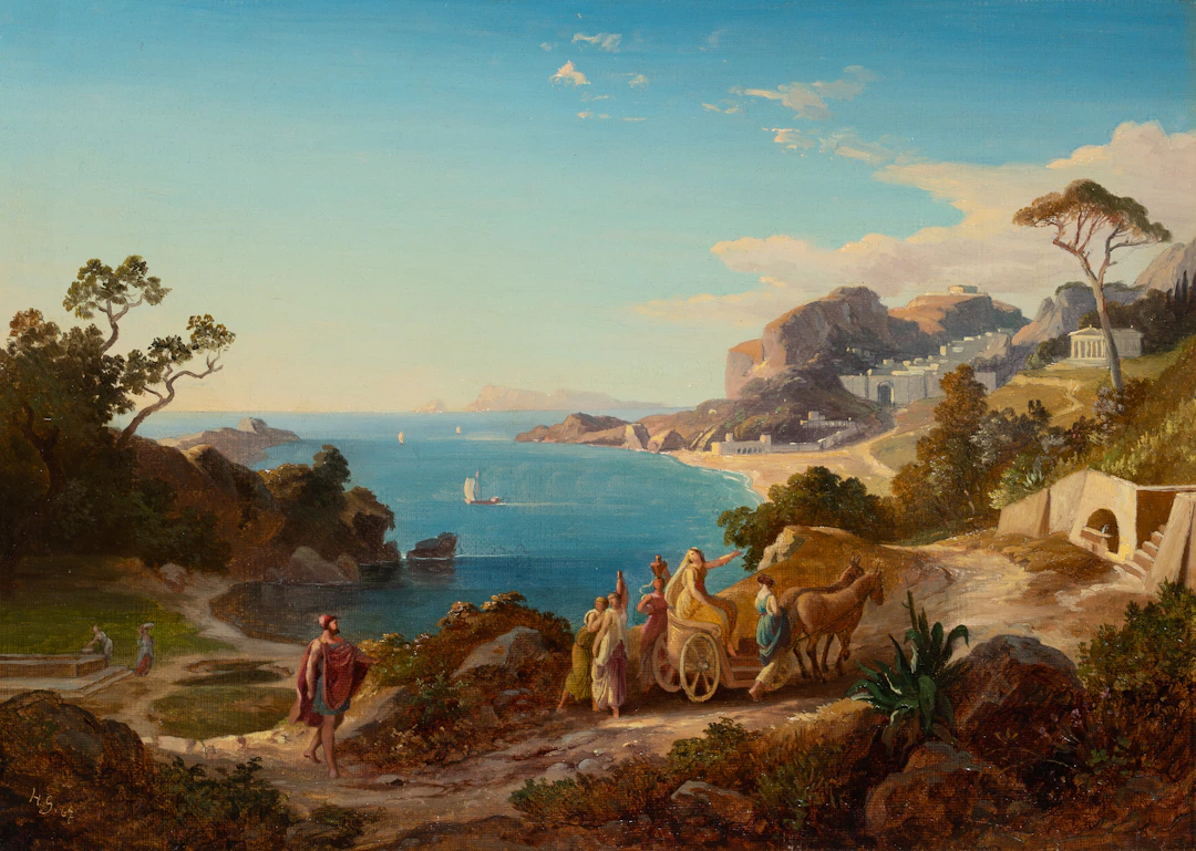 Heinrich Gärtner (1828 Ballin/Neustrelitz - 1909 Dresden), Griechische