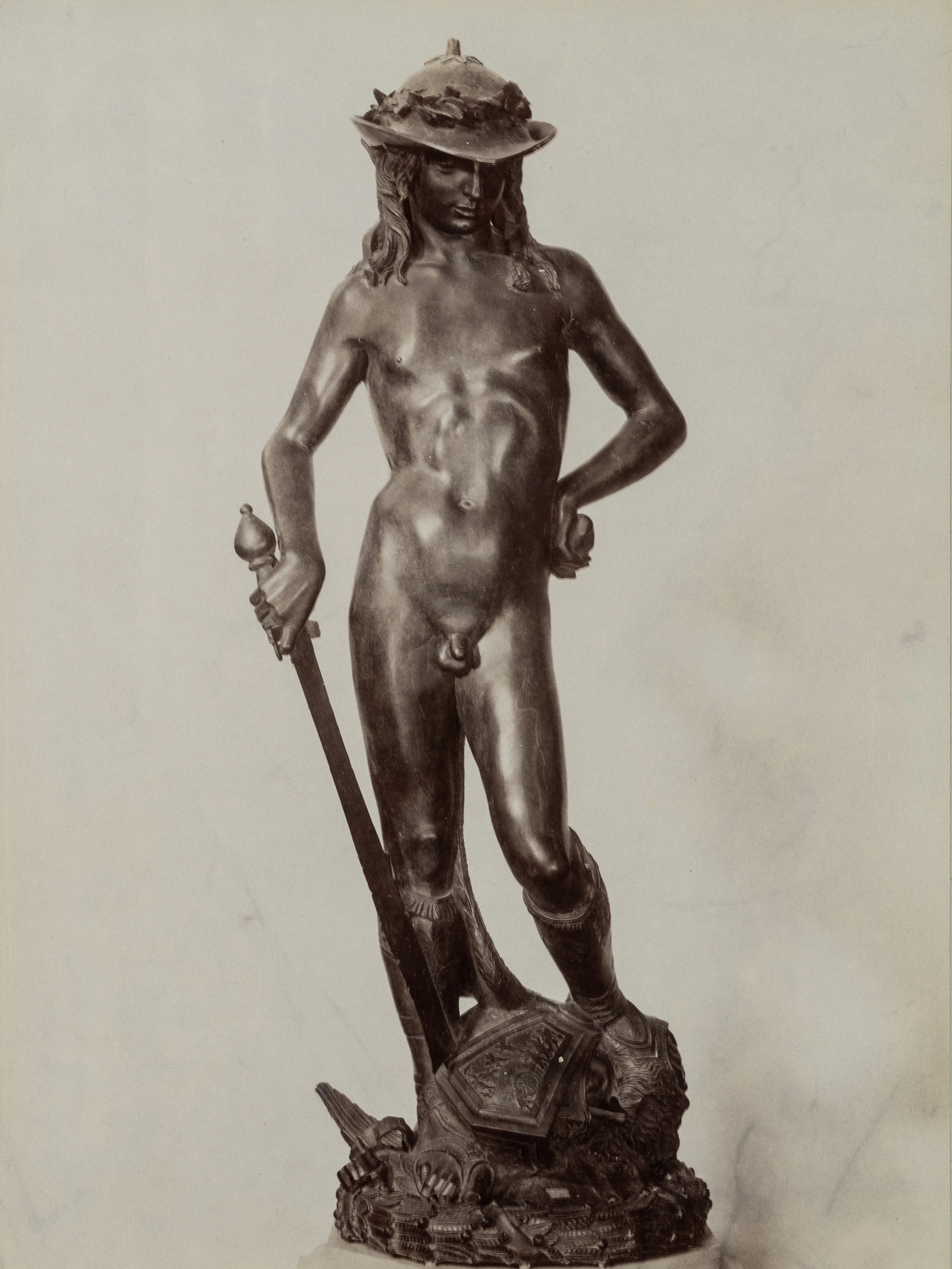 Fratelli Alinari (19. Jahrhundert), David mit dem Haupt des Goliath