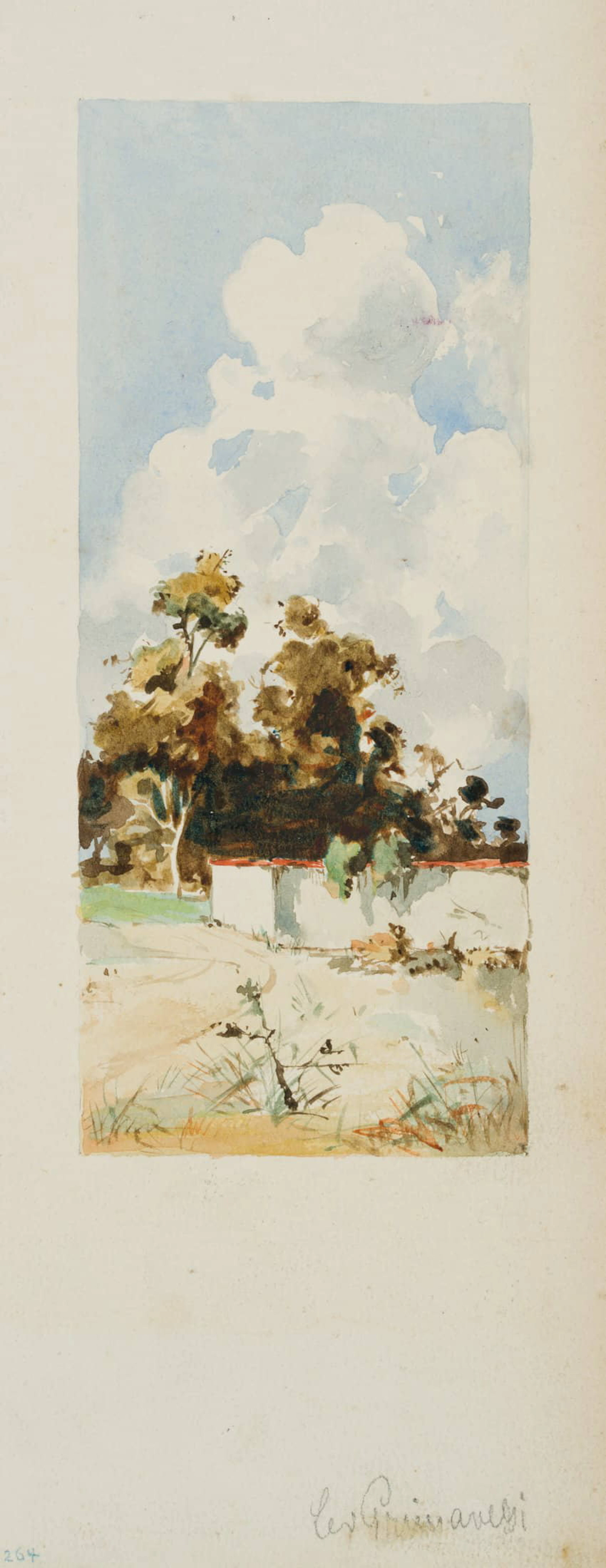 Leo Primavesi (1871 Köln - nach 1937 ), Naturstück mit Bäumen und