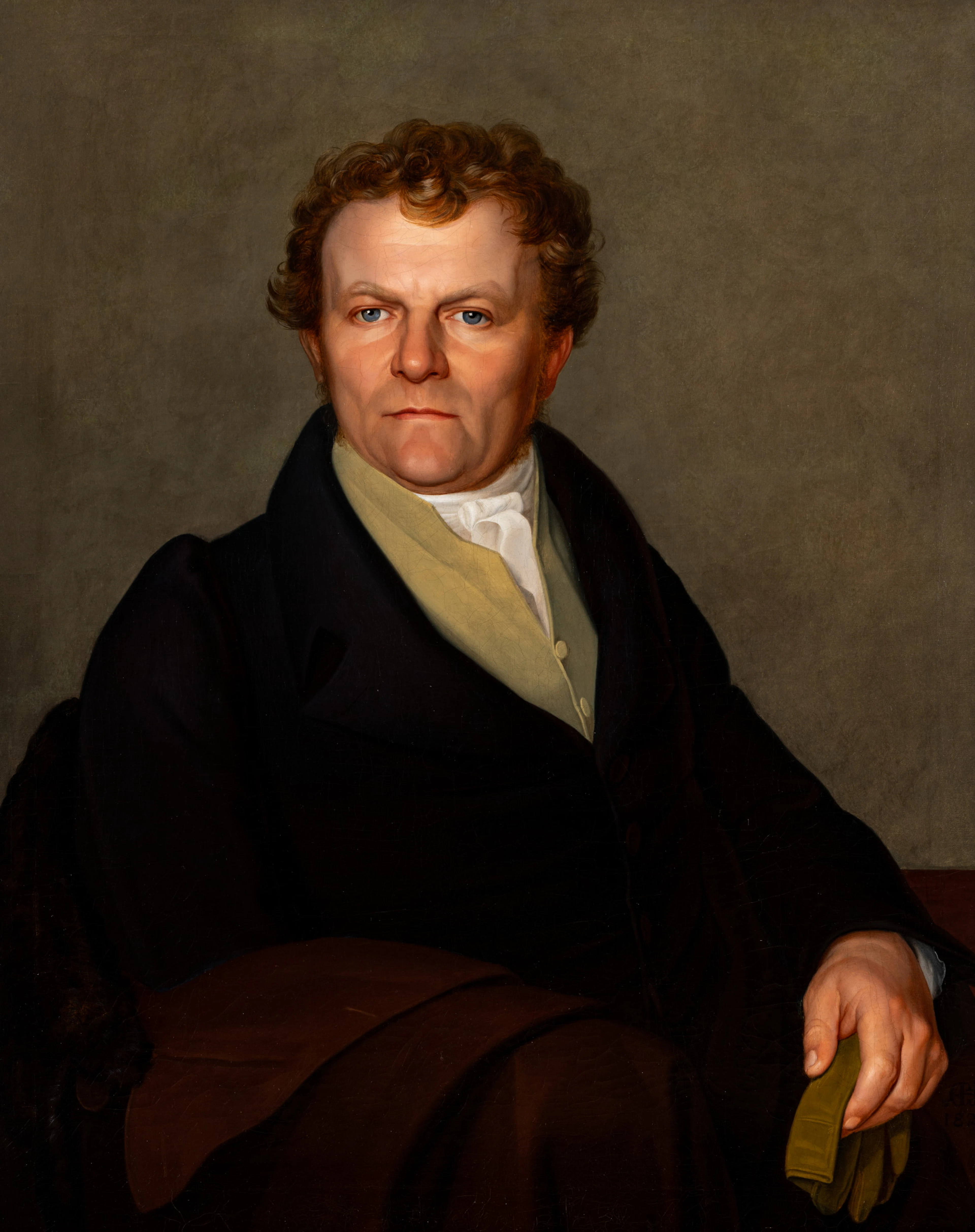 Gustav Adolph Hennig (1797 Dresden - 1869 Leipzig), Porträt eines