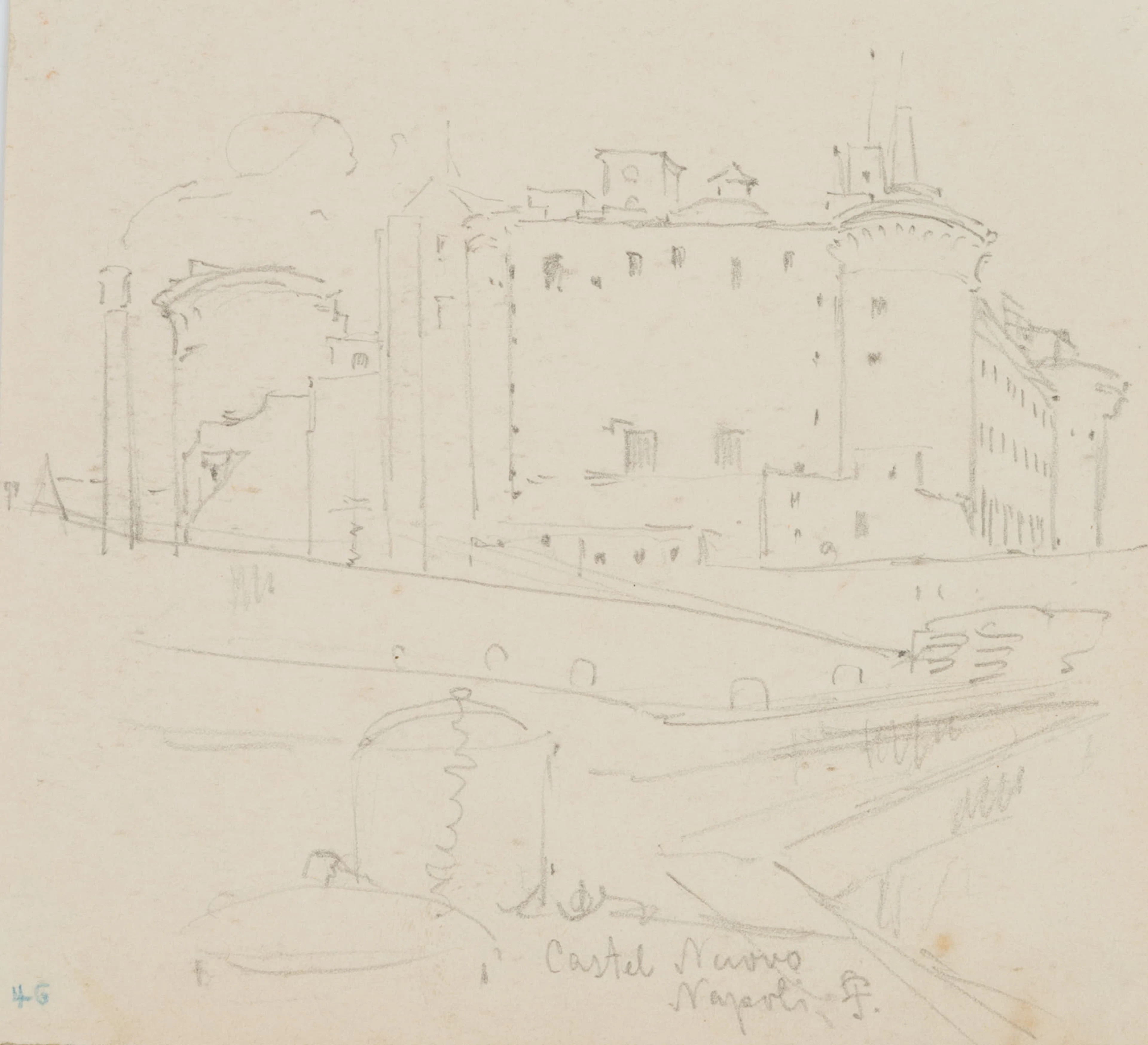 Leo Primavesi (1871 Köln - nach 1937 ), Castel Nuovo in Neapel, Maschio