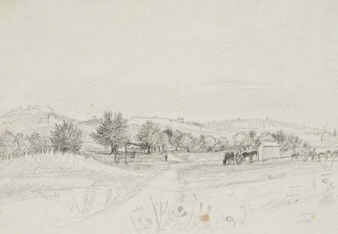 Landschaft mit Obstbäumen | 45415