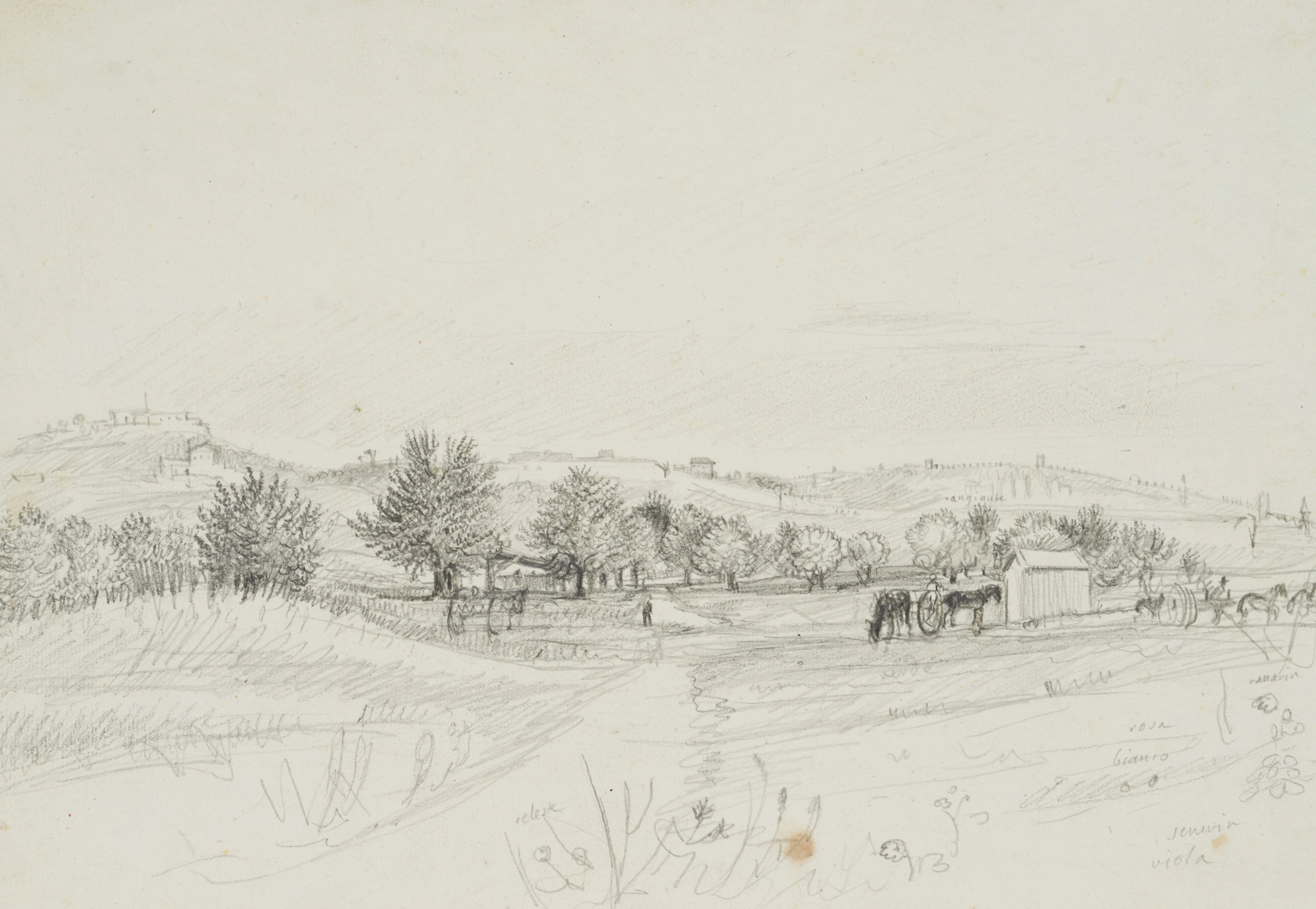 Landschaft mit Obstbäumen | 45415