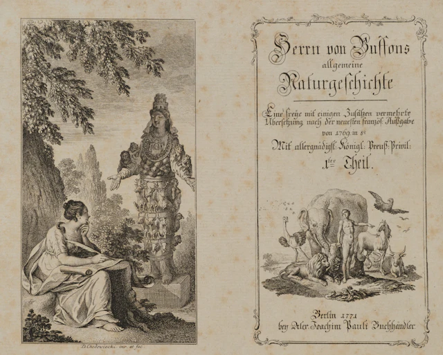 Zwei Blätter zu Buffons Naturgeschichte | 14548