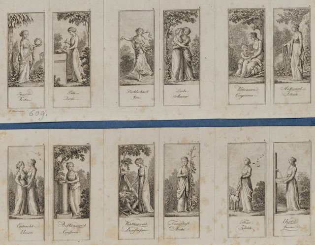 12 Blätter: Gute menschliche Eigenschaften | 14642