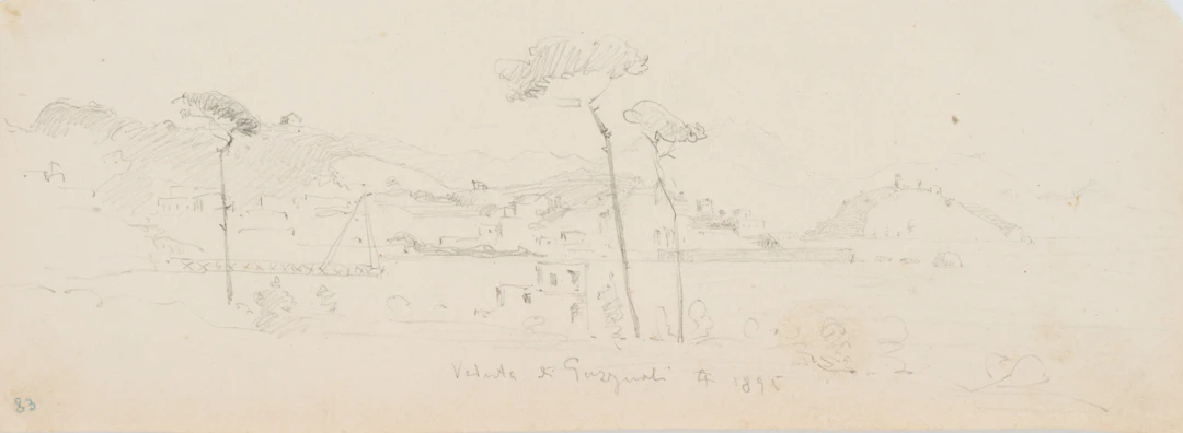 Leo Primavesi (1871 Köln - nach 1937 ), Ansicht von Pozzuoli am Golf