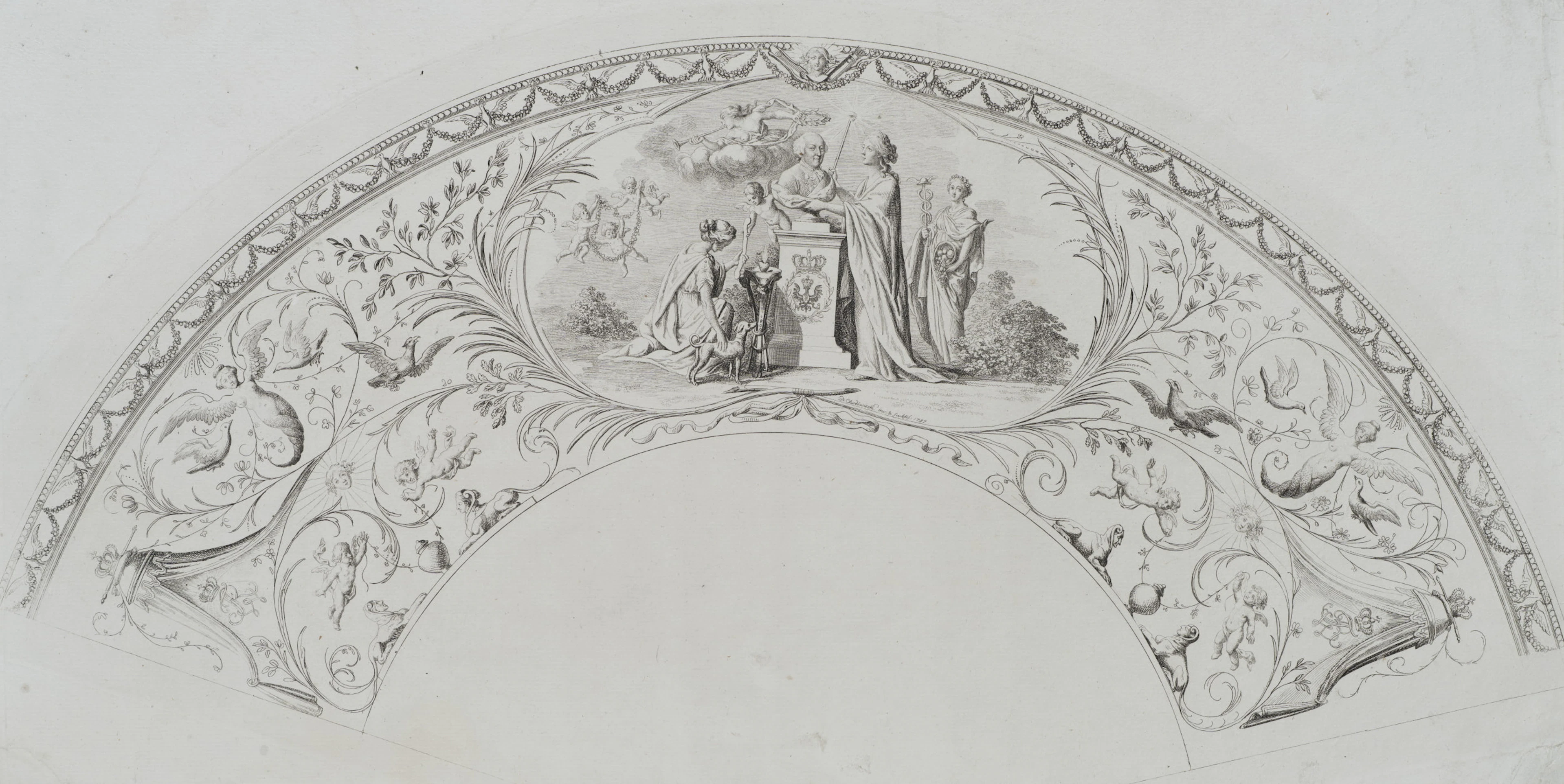 Allegorie auf die Huldigung des Königs Friedrich Wilhelm II | 11998
