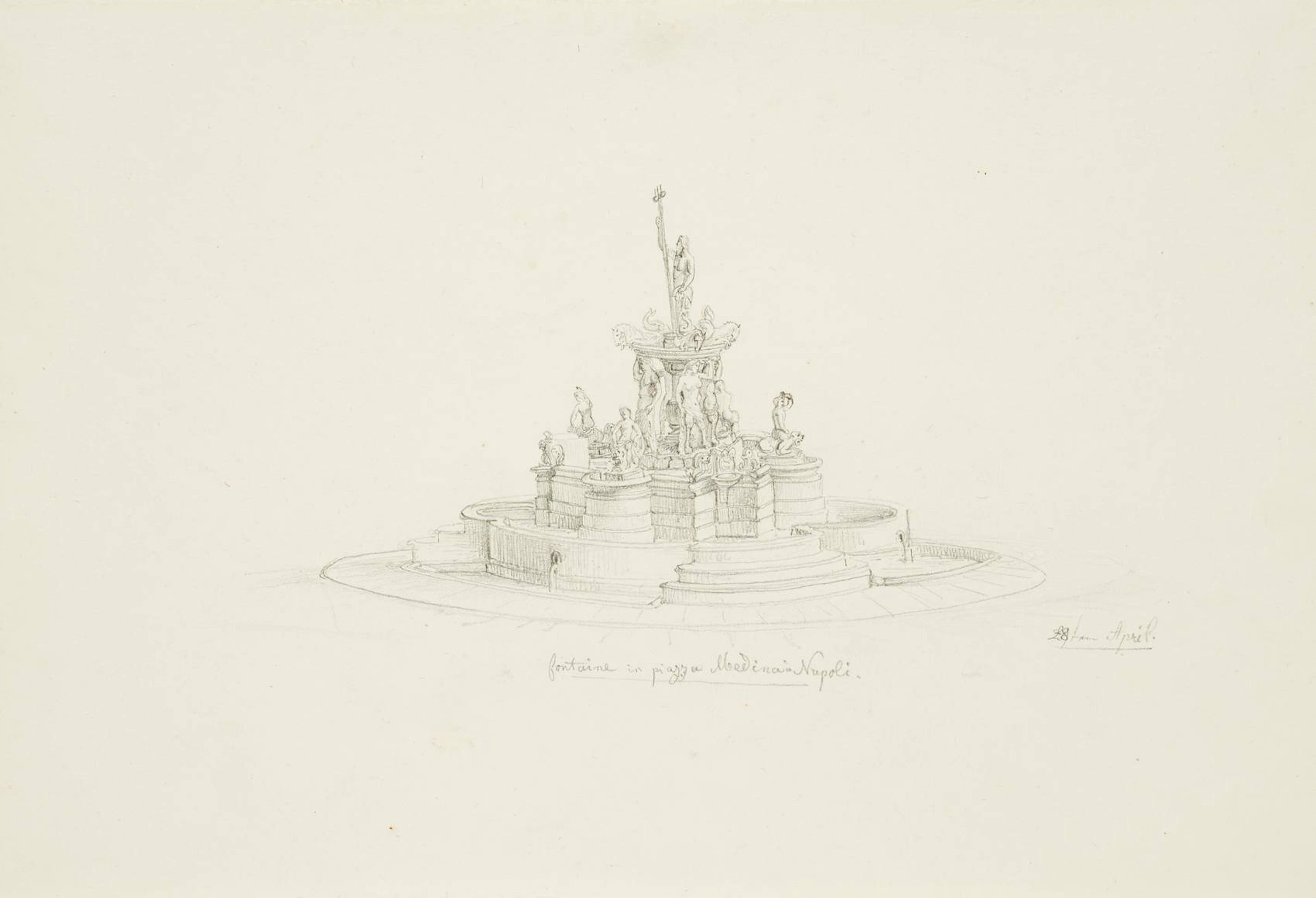 Neptunbrunnen in Neapel | 14834