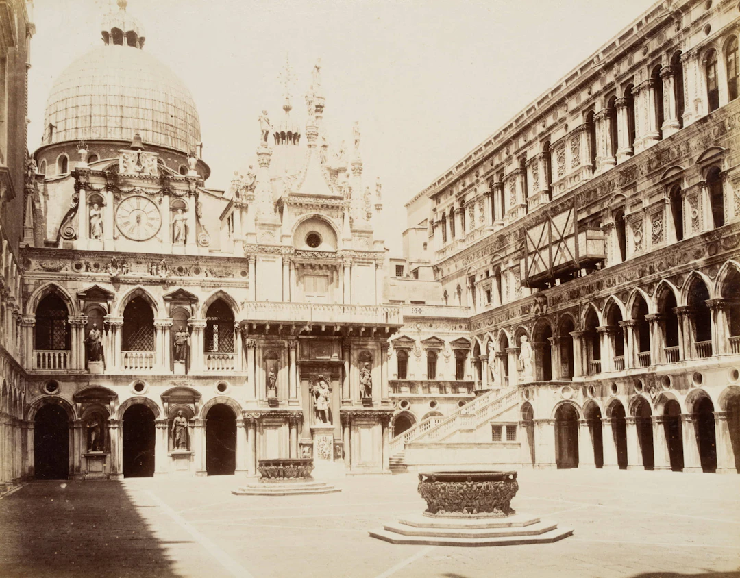 Innenhof d. Dogenpalastes, Venedig | 48381