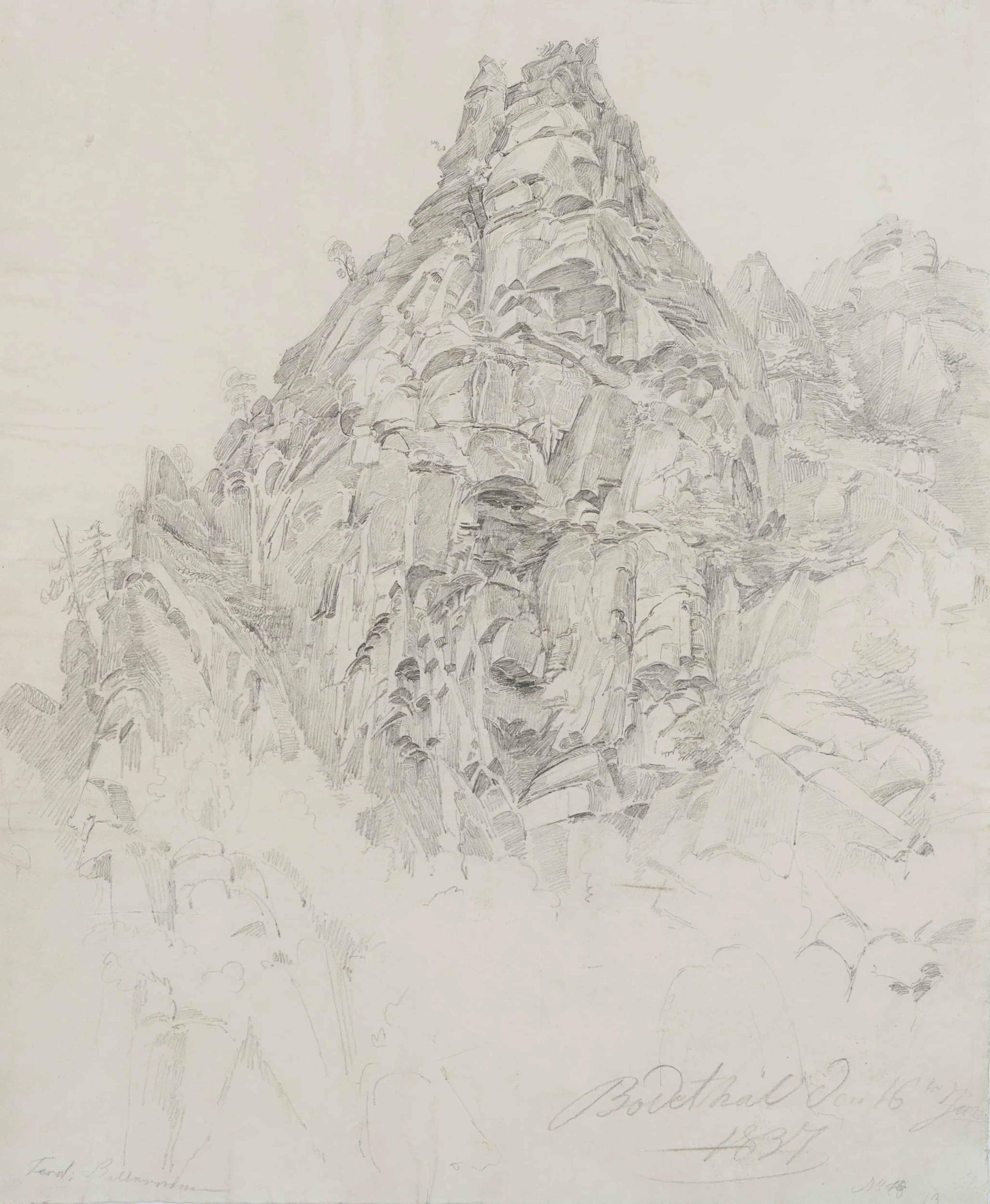 Roßtrappe im Bodetal, Harz | 18542