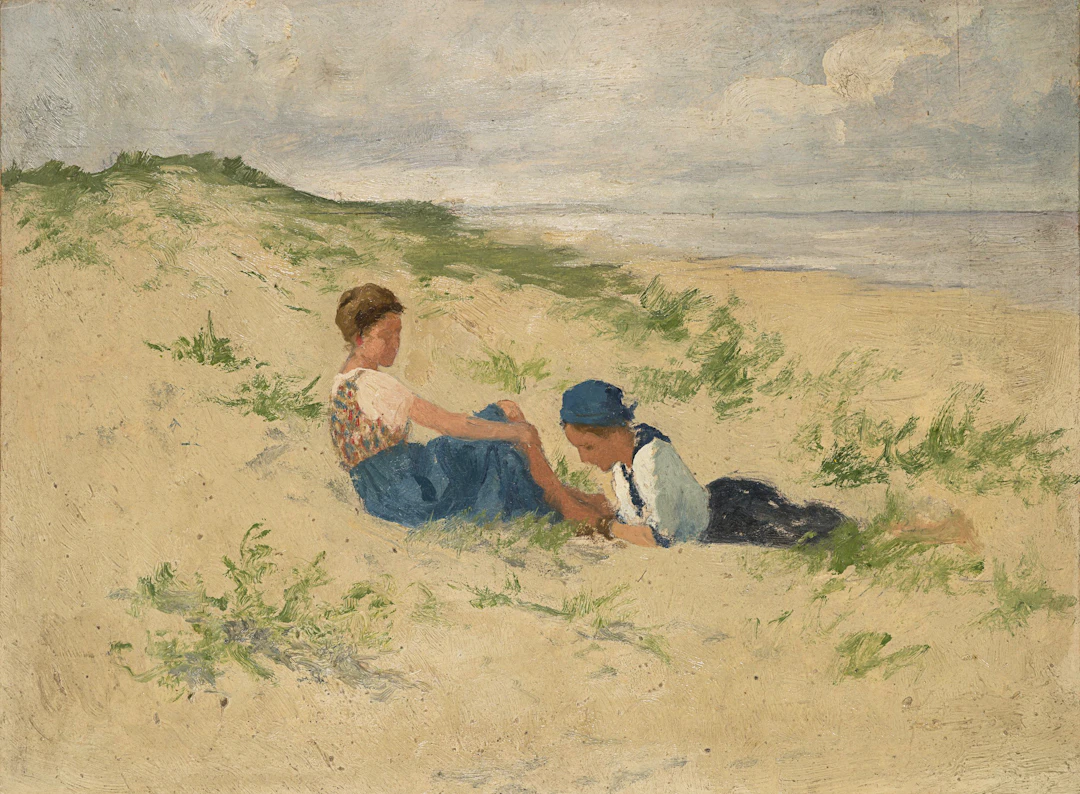 Zwei Frauen in den Dünen | 62036