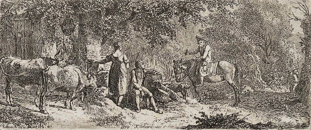 Am Ziehbrunnen im Walde | 17123