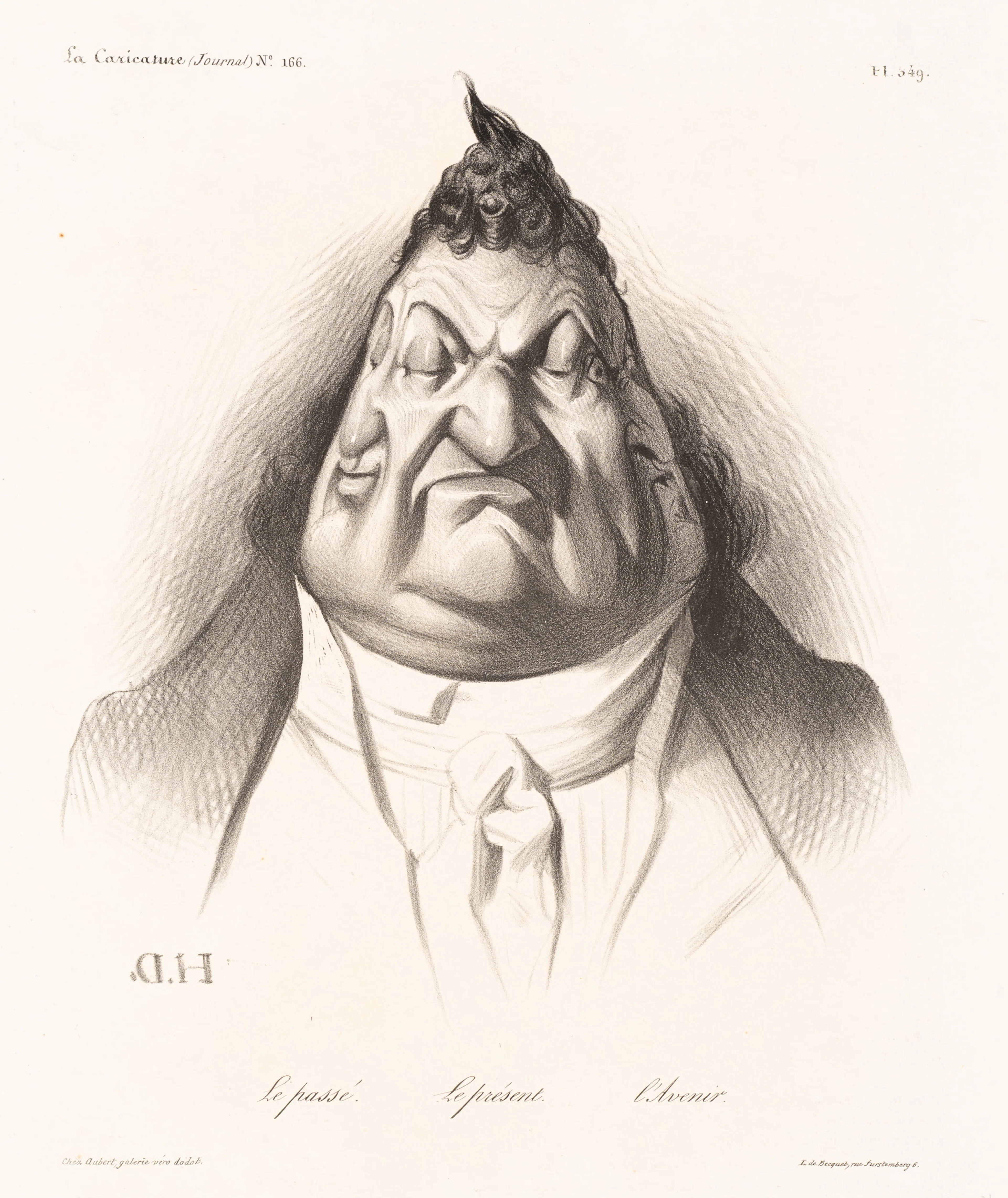 Honoré Daumier (1808 Marseille - 1879 Valmondois), Satire auf König