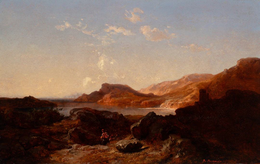 Carl Robert Kummer (1810 Dresden - 1889 ebd.), Landschaft in Dalmatien