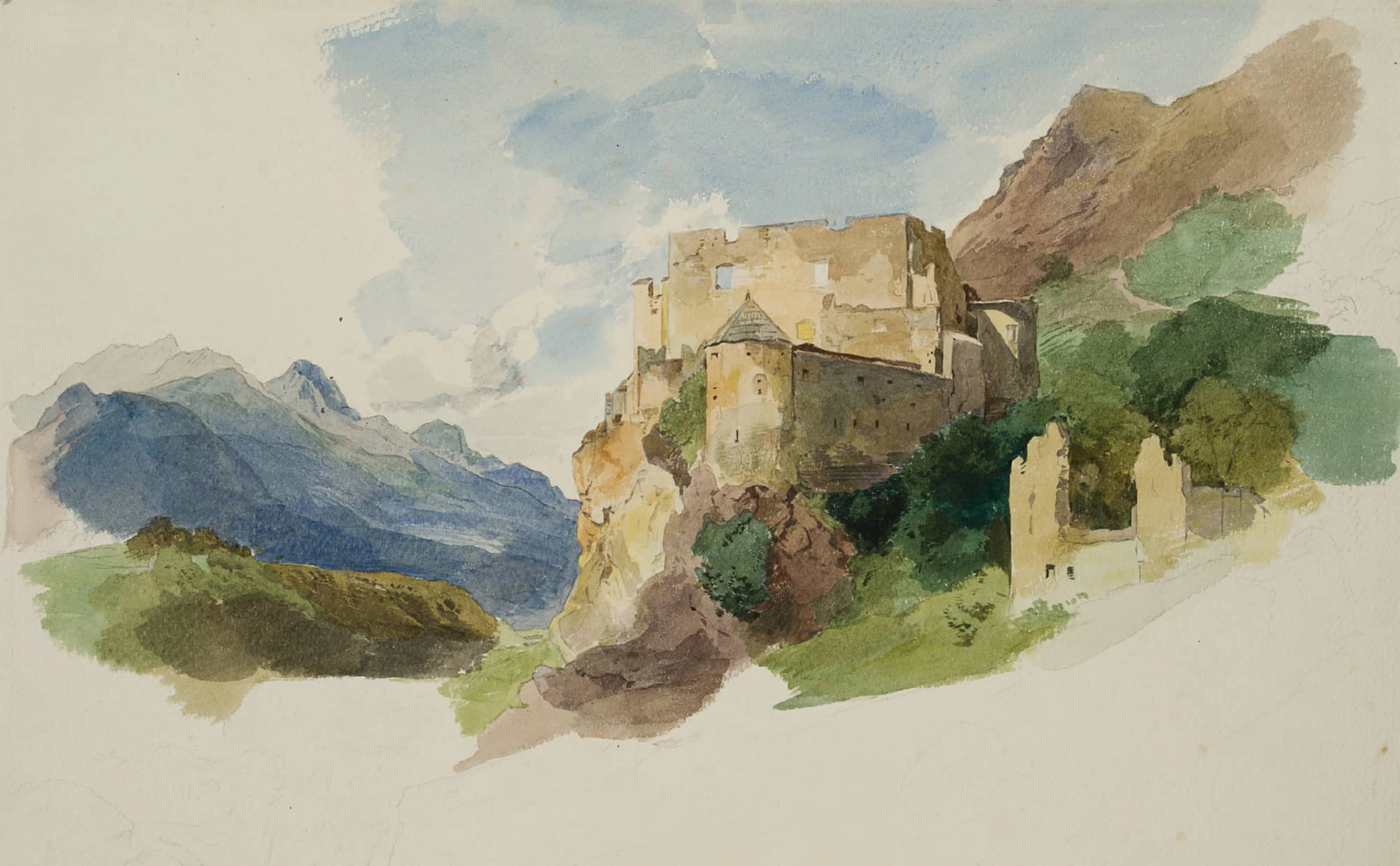 Ansicht des Schloss Kastelbell im Vinschgau | 12843