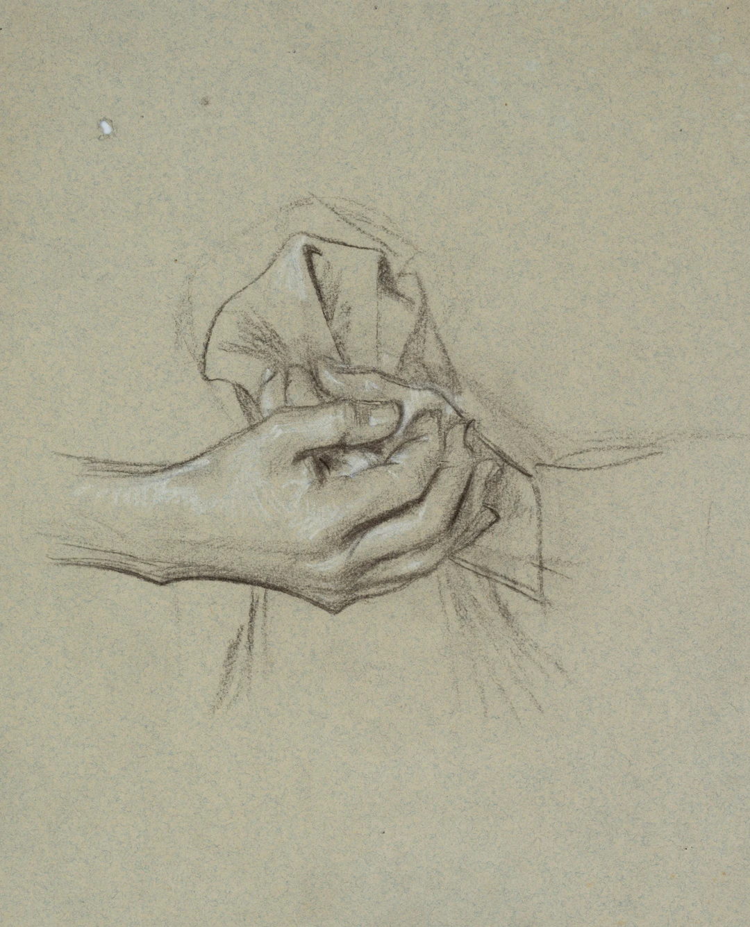 Eduard von Gebhardt (1838 St. Johannis - 1925 Düsseldorf), Handstudie