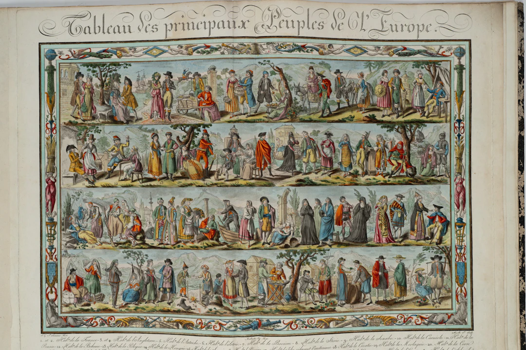 Jacques Grasset de Saint-Sauveur (1757 Montréal - 1810 Paris), 5 handkolorierte