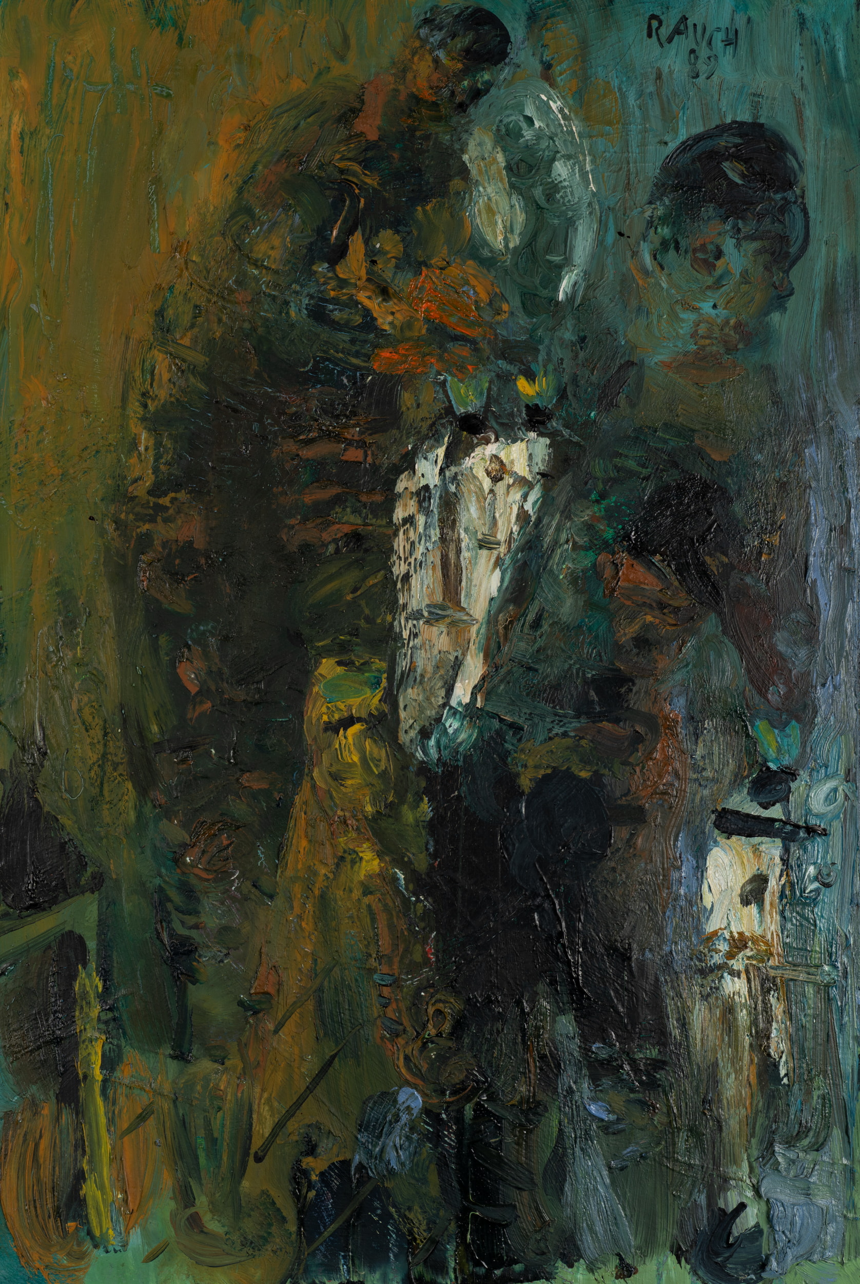 Abstrakte Figuren im Raum - Neo Rauch