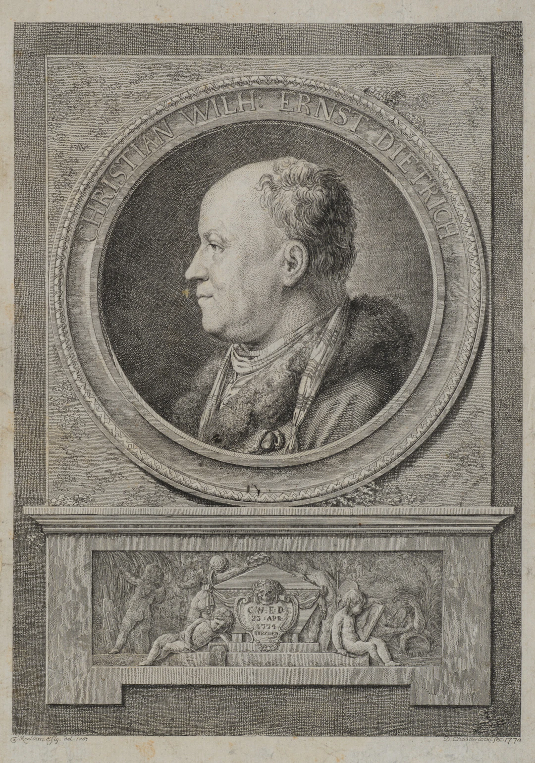 Portrait von Christian Wilhelm Ernst Dietrich | 13474