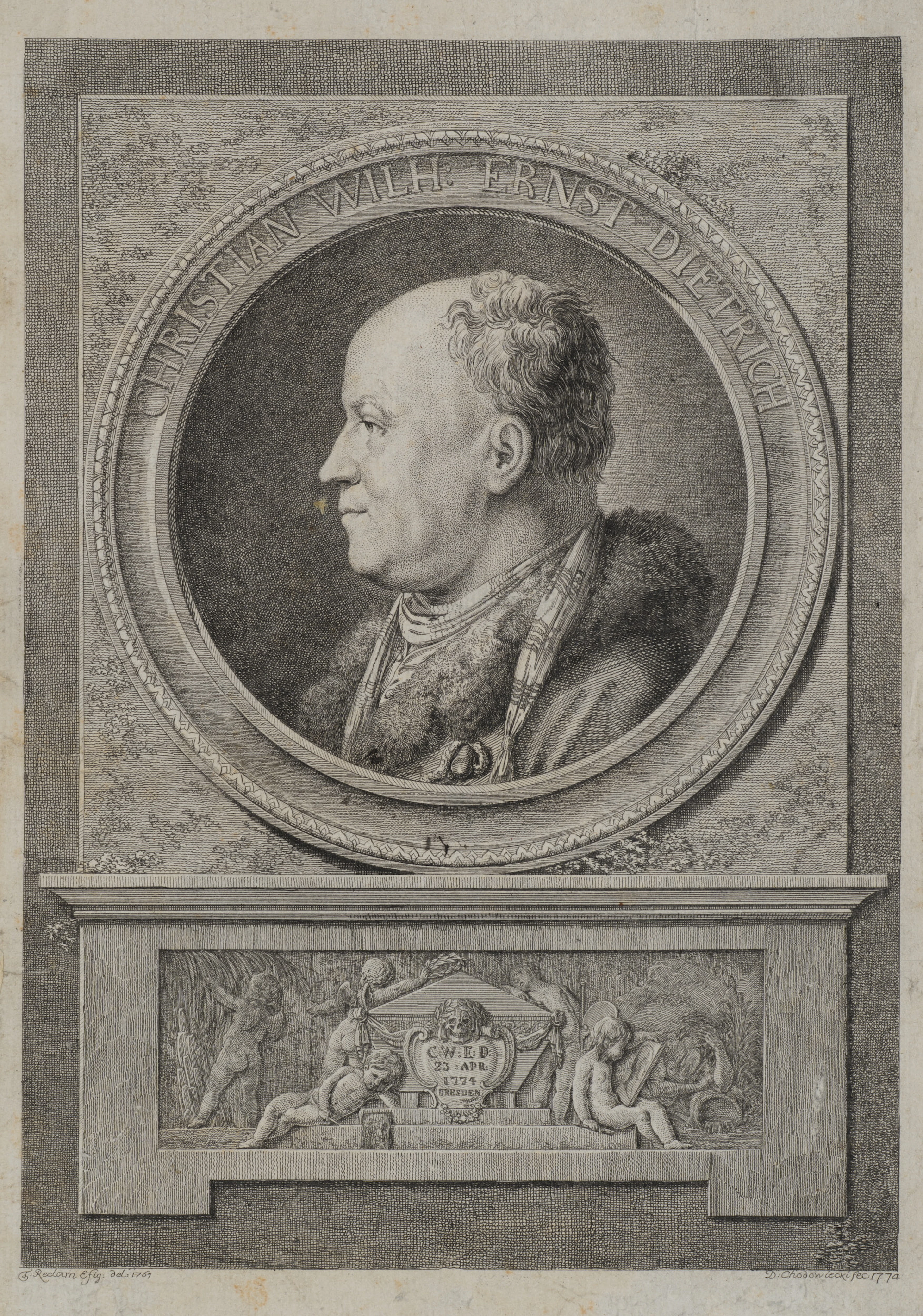 Portrait von Christian Wilhelm Ernst Dietrich | 13474