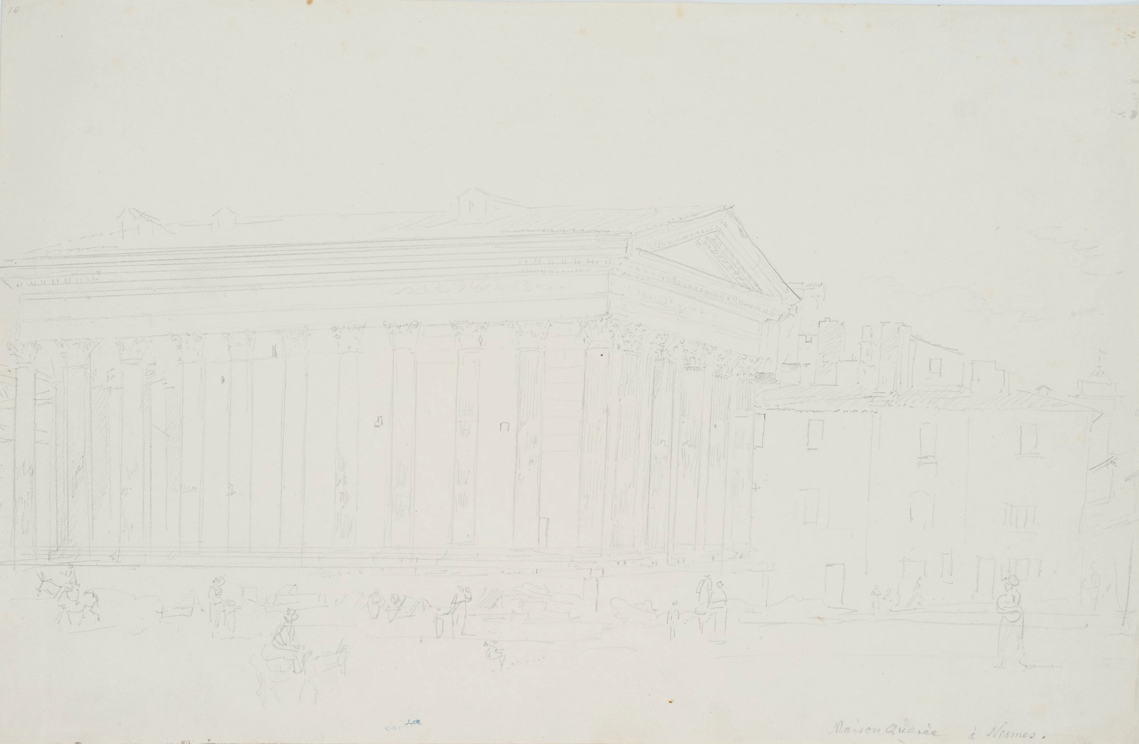 Johann Georg von Dillis (1759 Gmain - 1841 München), Maison Carrée